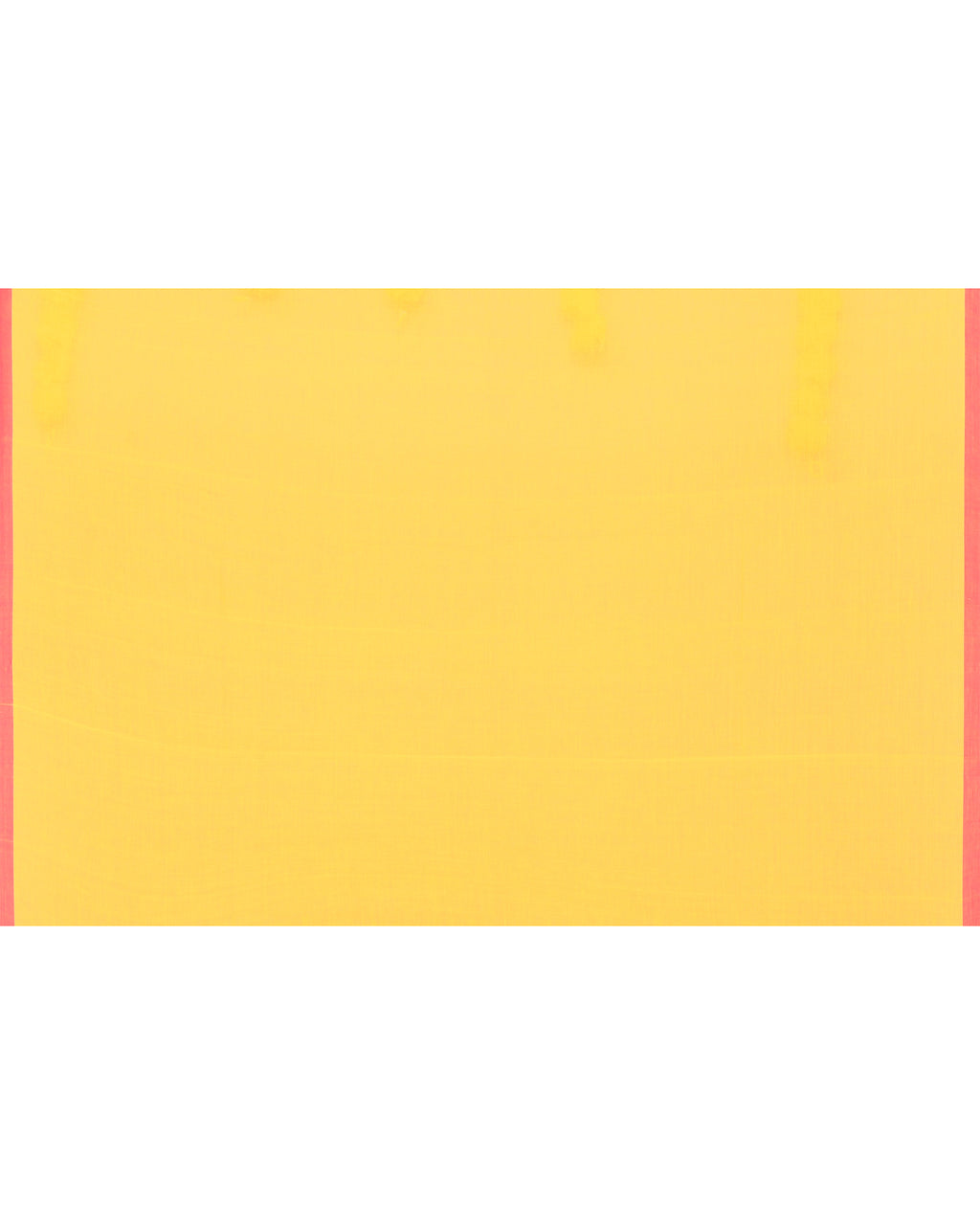Women Mul Cotton Yellow Woven  Saree