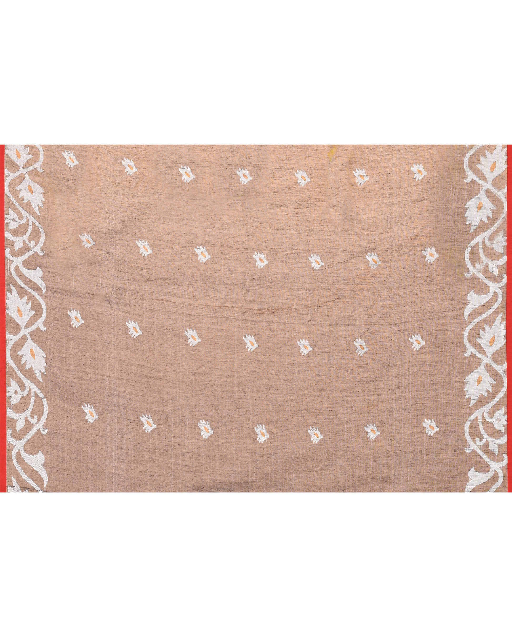 Women Silk Blend Grey Woven  Saree