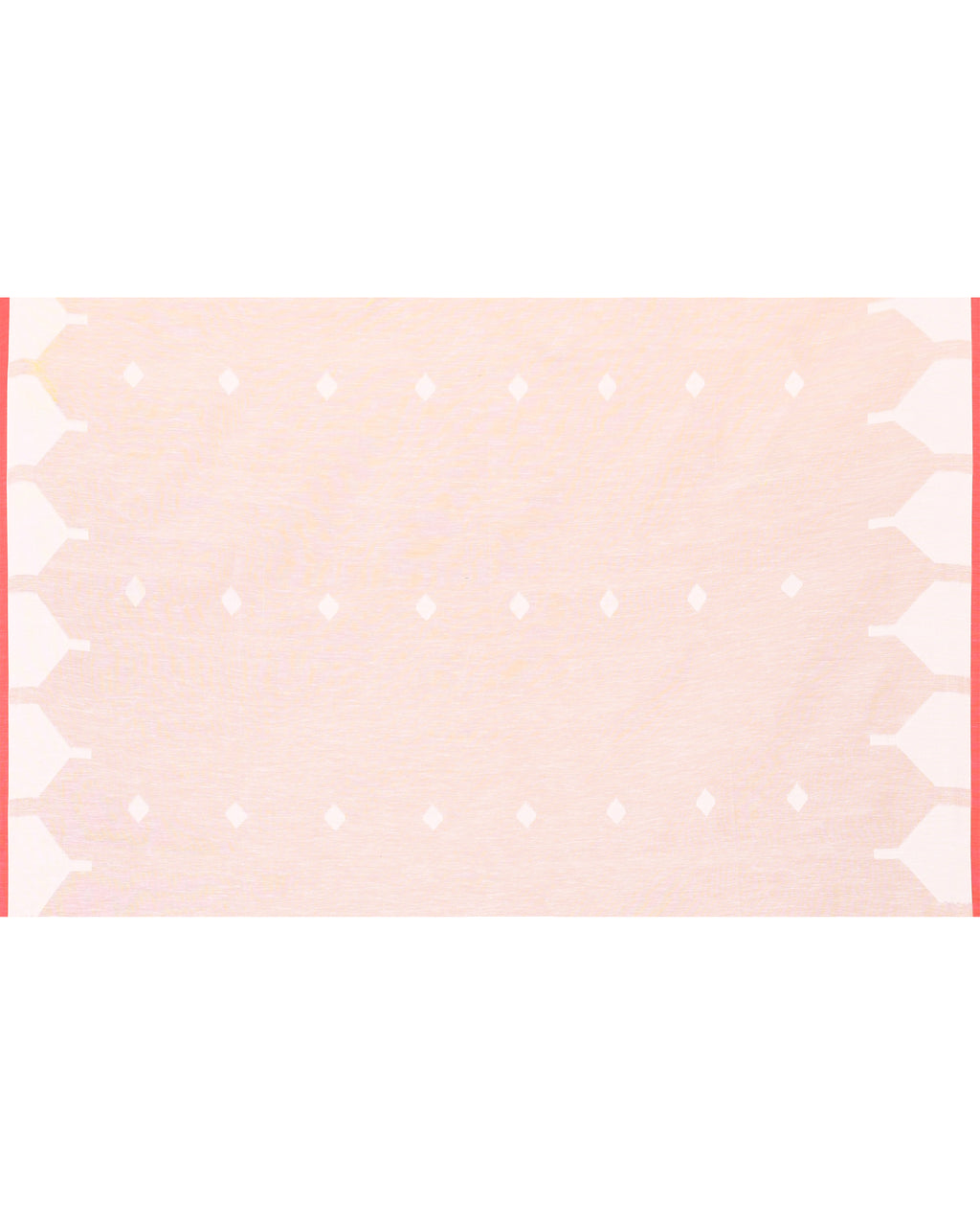 Women Silk Blend White Woven  Saree