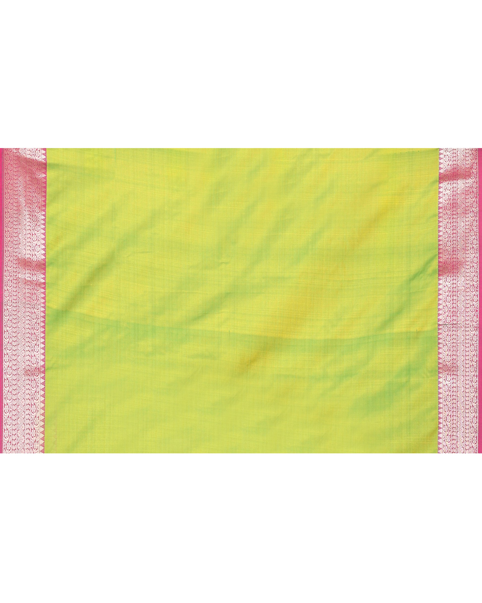 Women Bangalore Silk Pink Orange Woven  Saree
