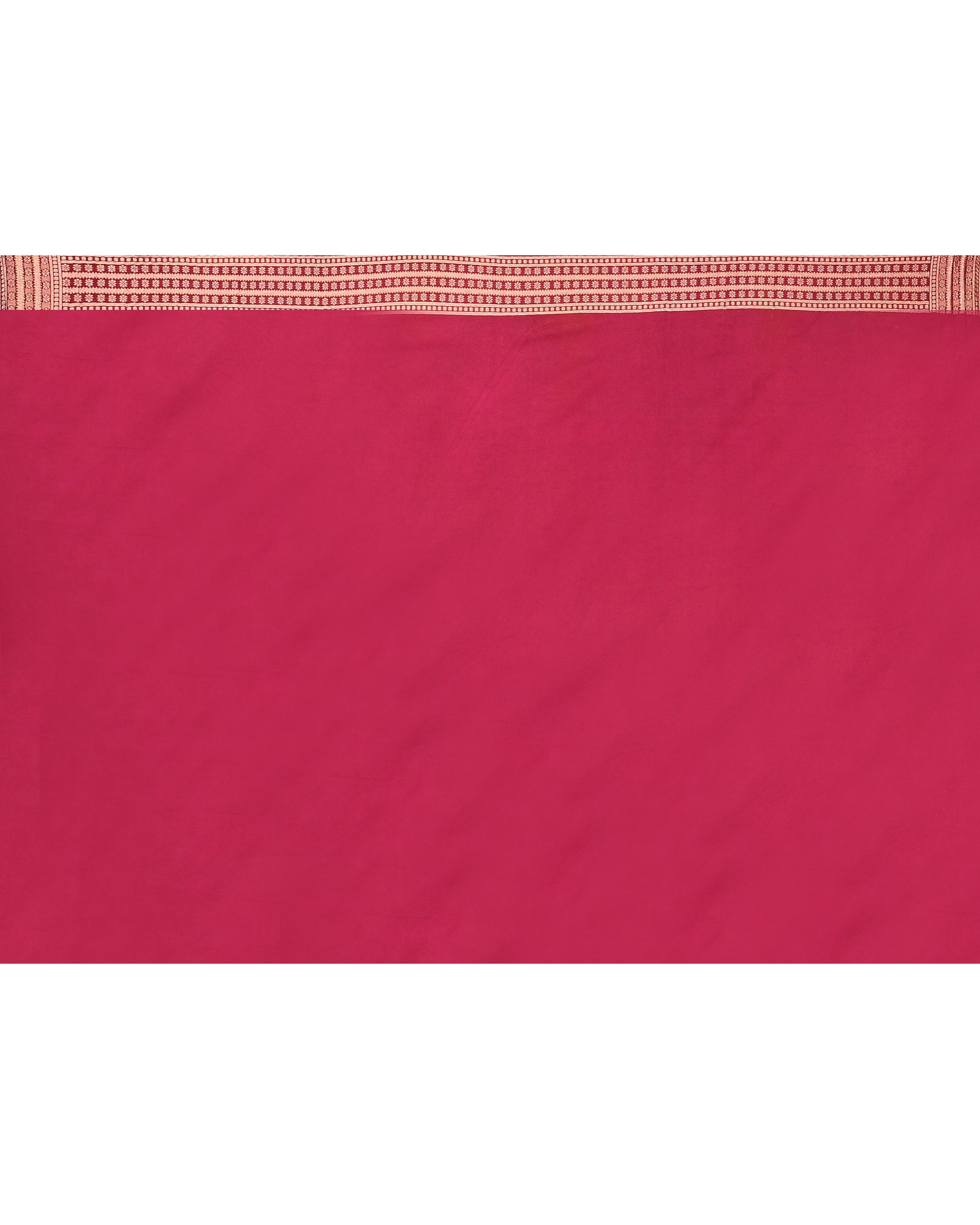 Women Bangalore Silk Deep Magenta Woven  Saree