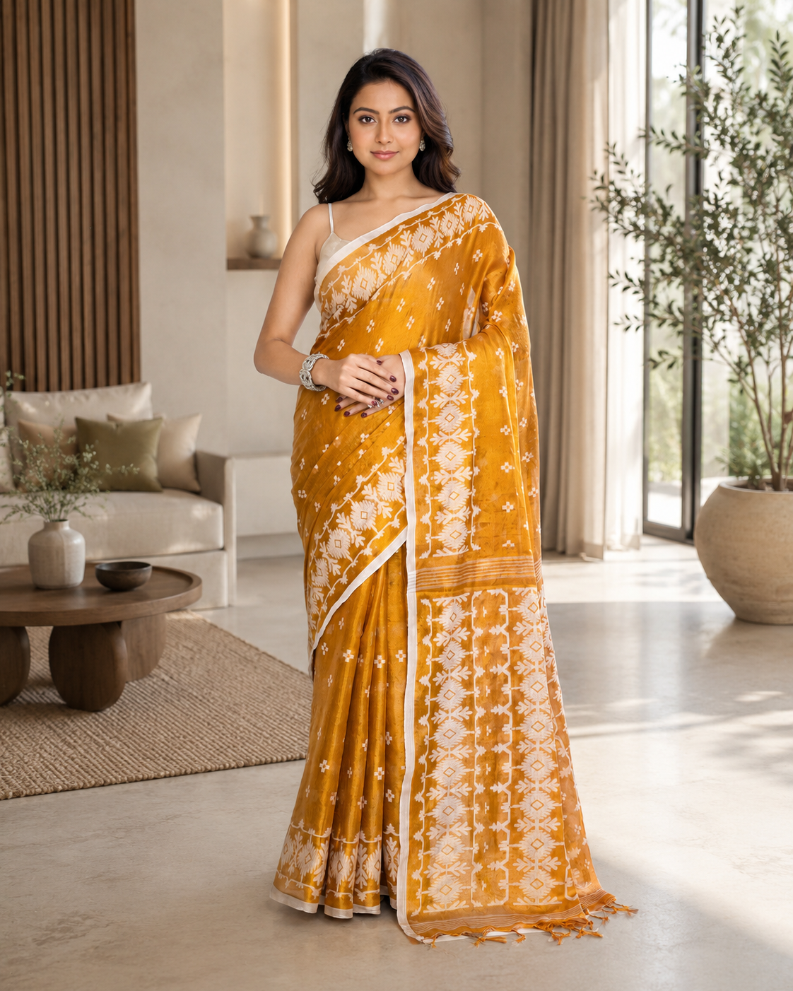 Women Tissue Gold Woven  Saree