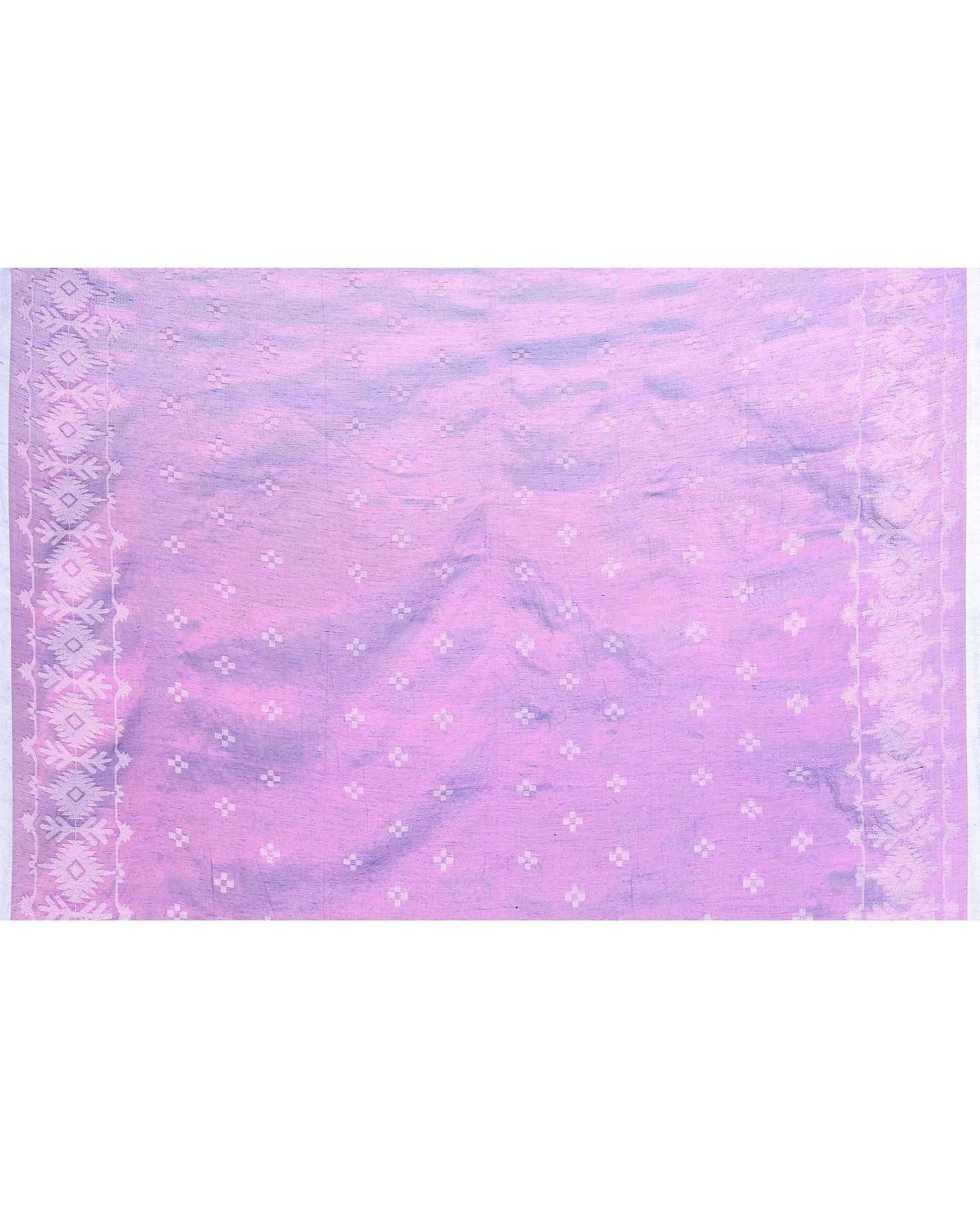 Women Tissue Purple Woven  Saree