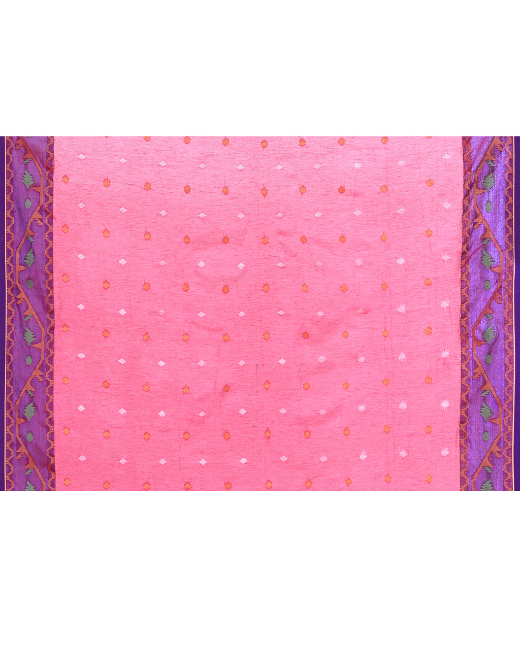 Women Tissue Pink Woven  Saree