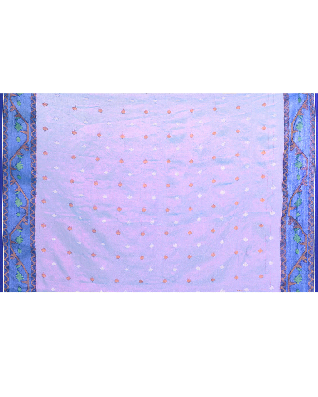 Women Tissue Pink Blue Woven  Saree