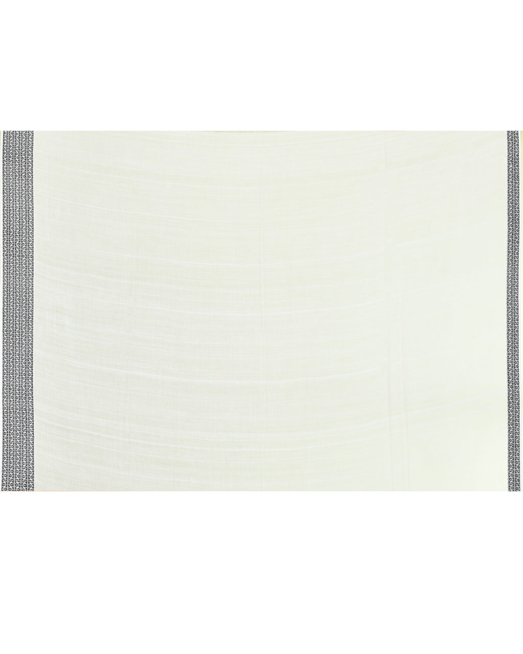 Women Cotton White Woven  Saree