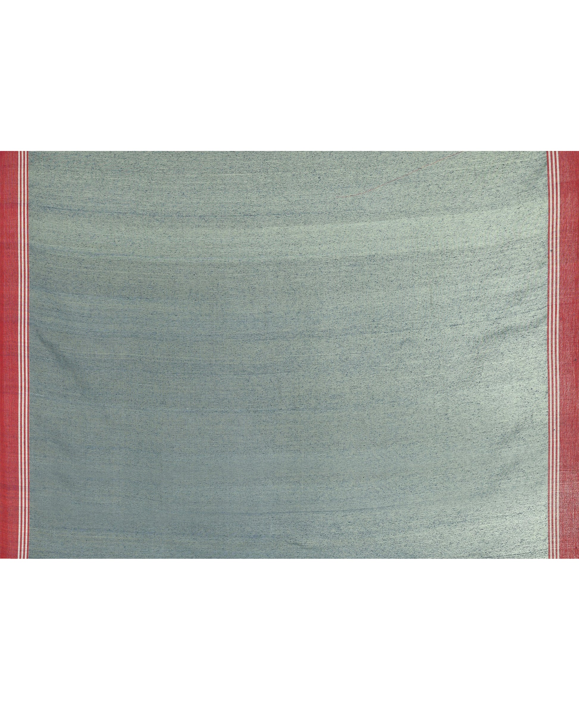 Women's Blue Grey Matka Silk Saree with Unstitched Blouse