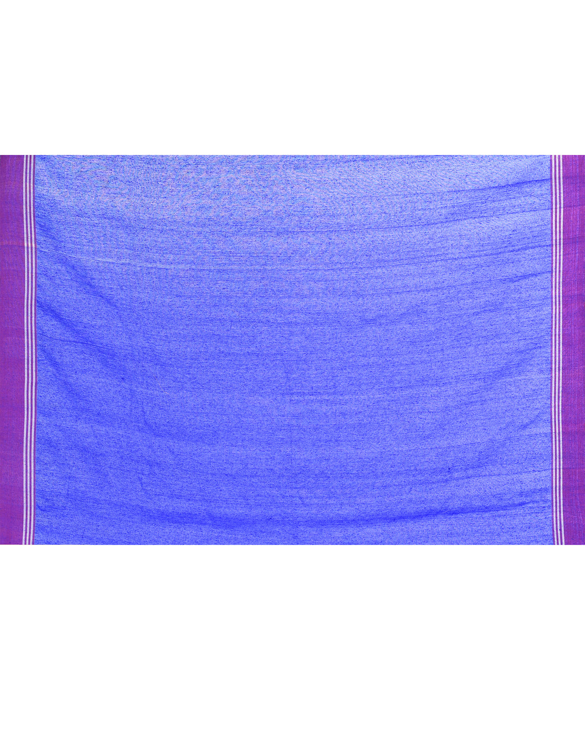 Women's Royel Blue Matka Silk Saree with Unstitched Blouse