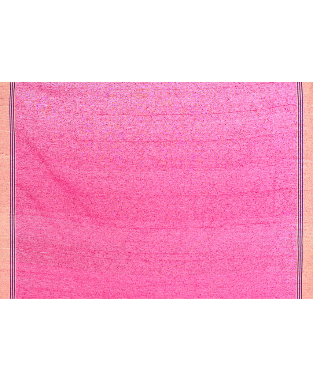 Women's Rani Pink Matka Silk Saree with Unstitched Blouse