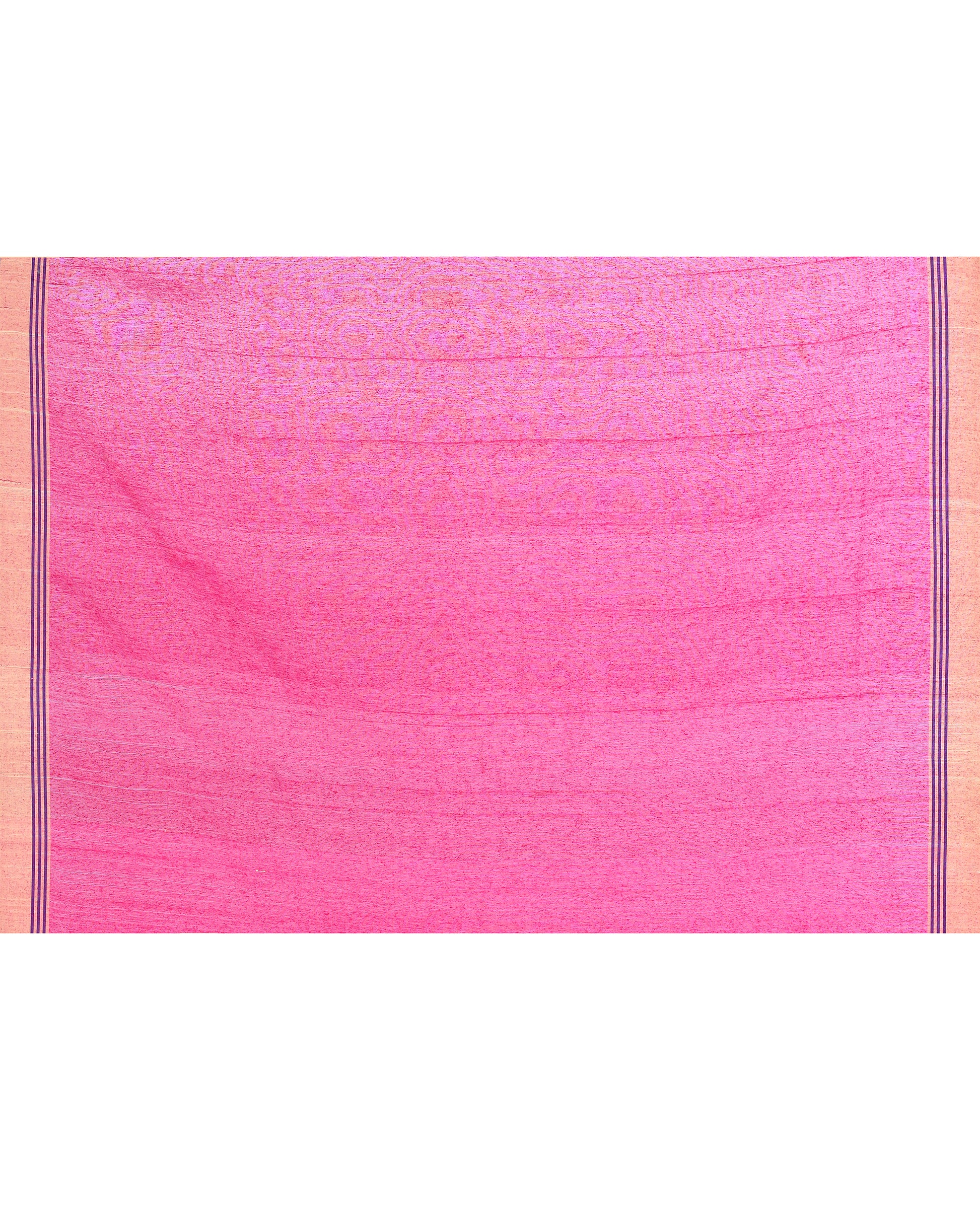 Women's Rani Pink Matka Silk Saree with Unstitched Blouse