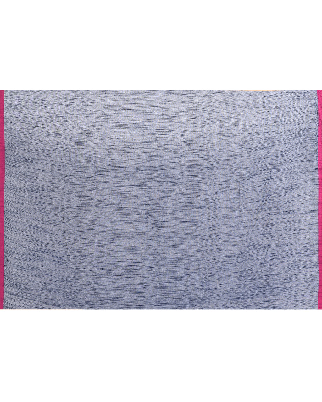 Women Cotton Blend Navy Blue Woven  Saree
