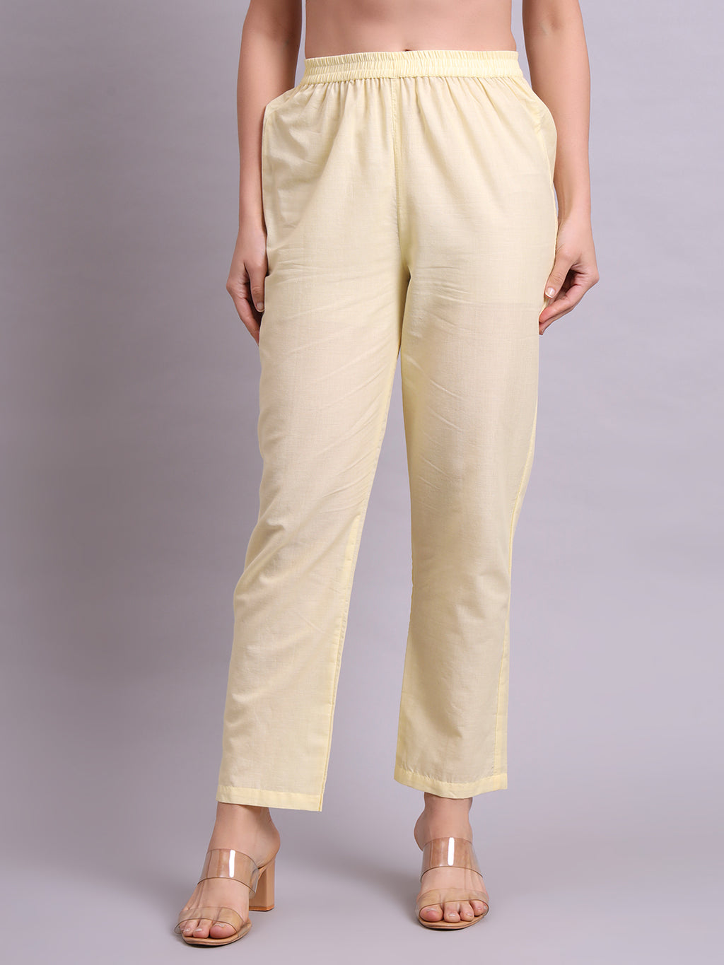 Beige Cotton Printed & Embroidery Kurta With Pant and dupatta