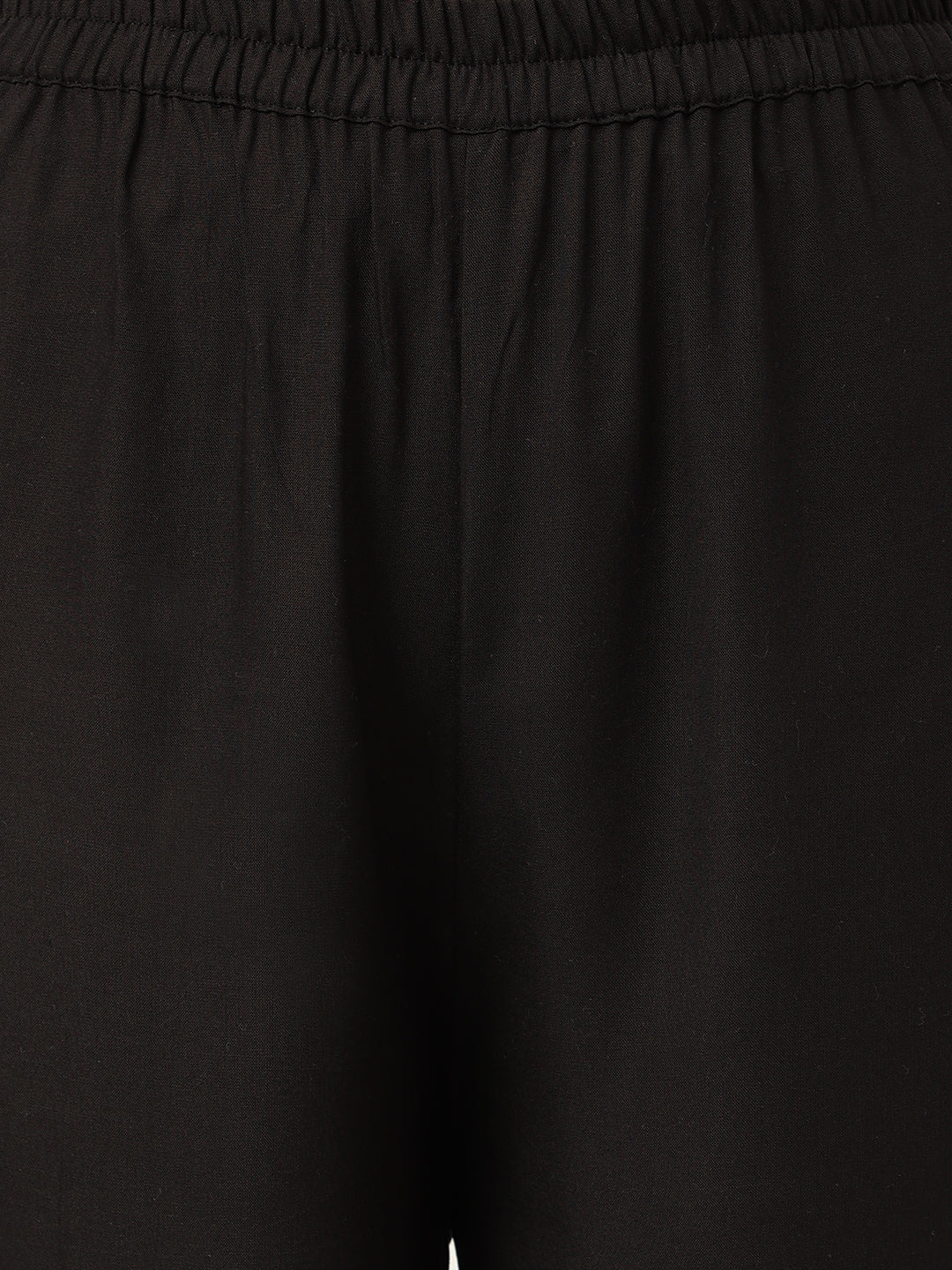 Embroidered Rayon Black Straright Kurta Sets