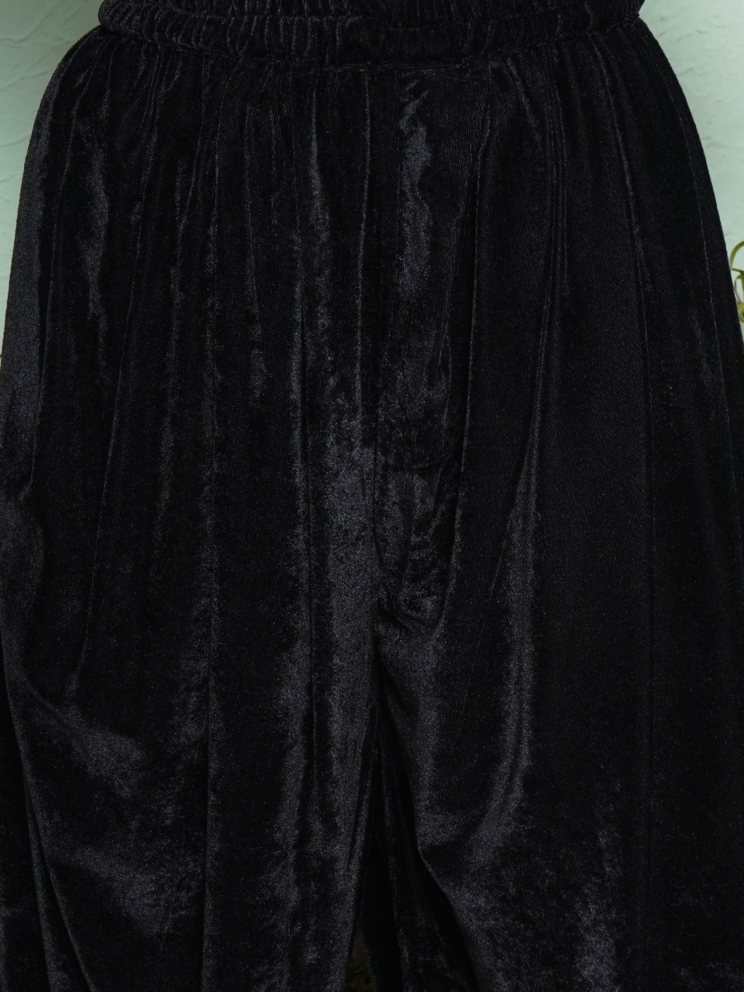 Women Black Dhoti Salwaar with Inner and  Hand Embellished Jacket