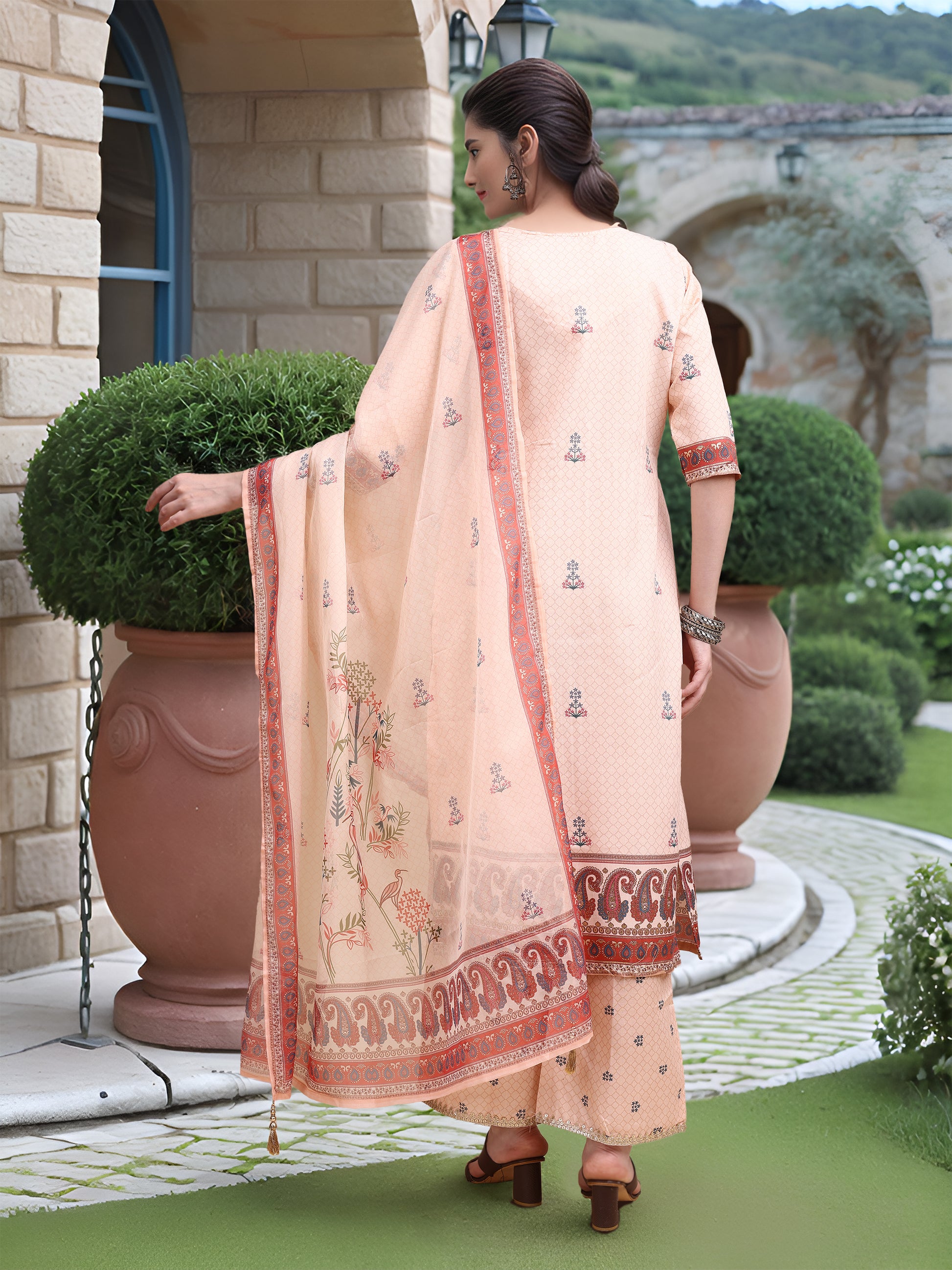 Multicolor Digital Print  Kurta Set