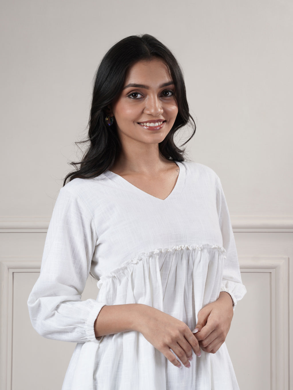 White Short Party Wear Dress