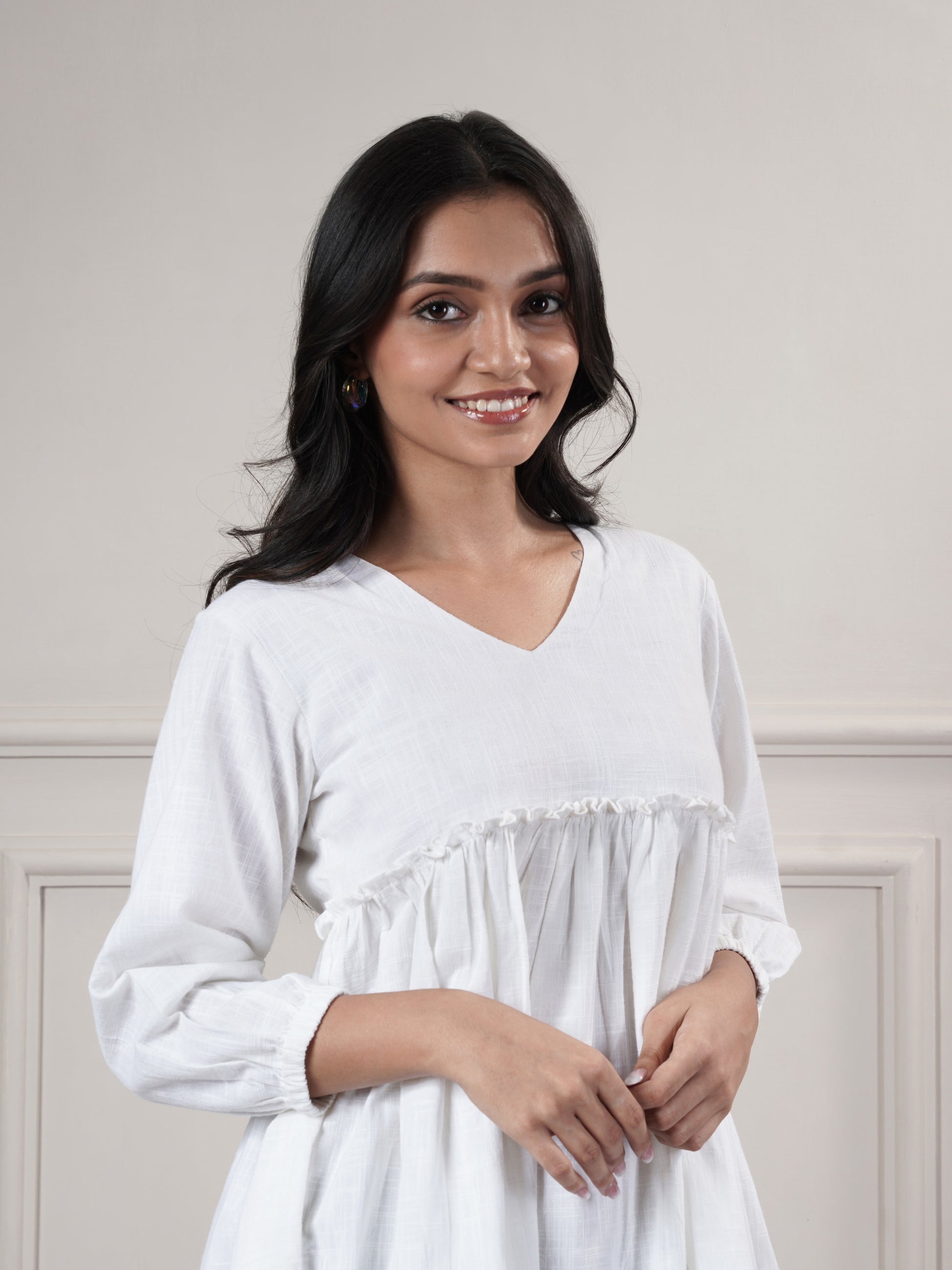 White Short Party Wear Dress