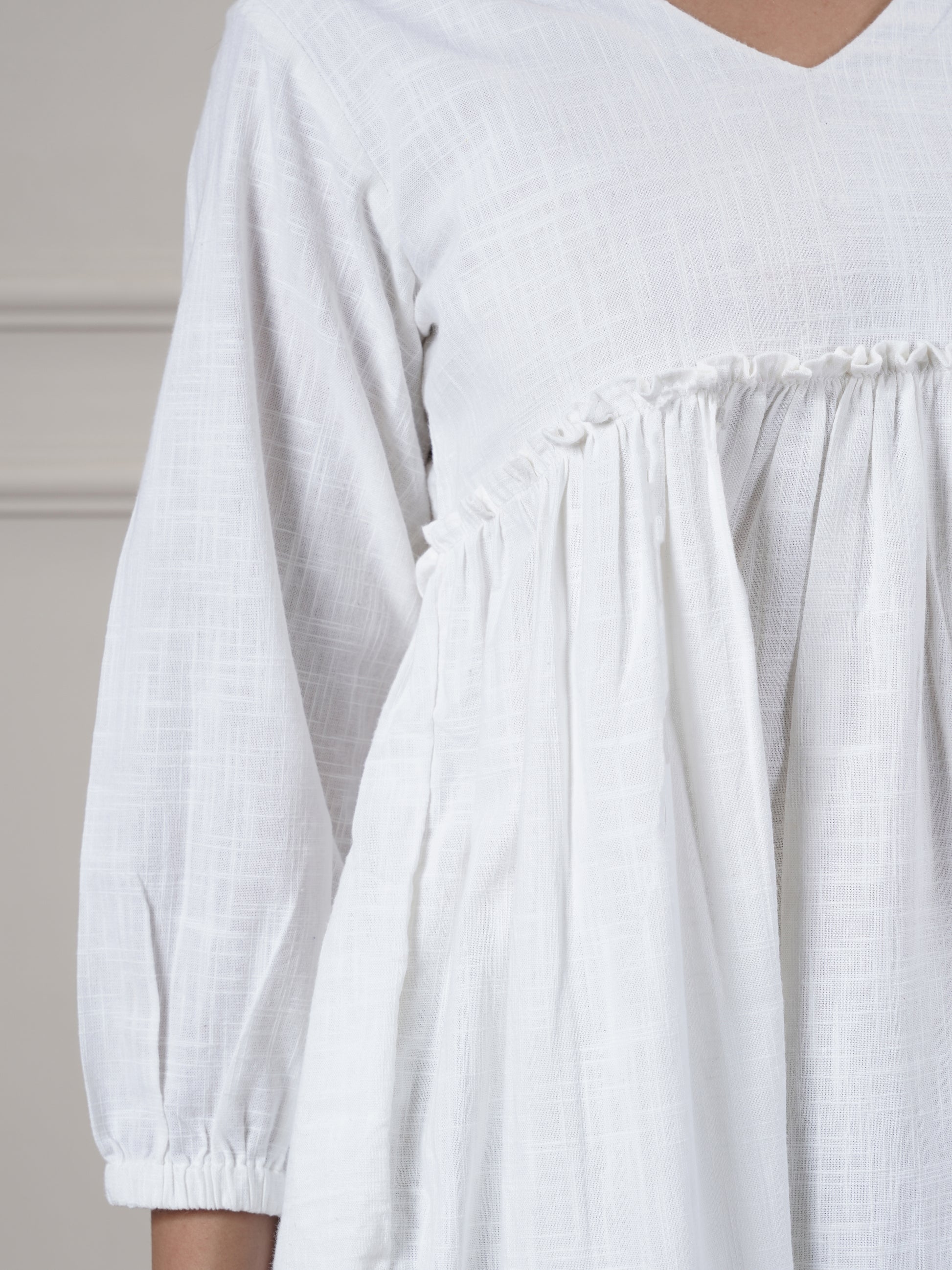 White Short Party Wear Dress