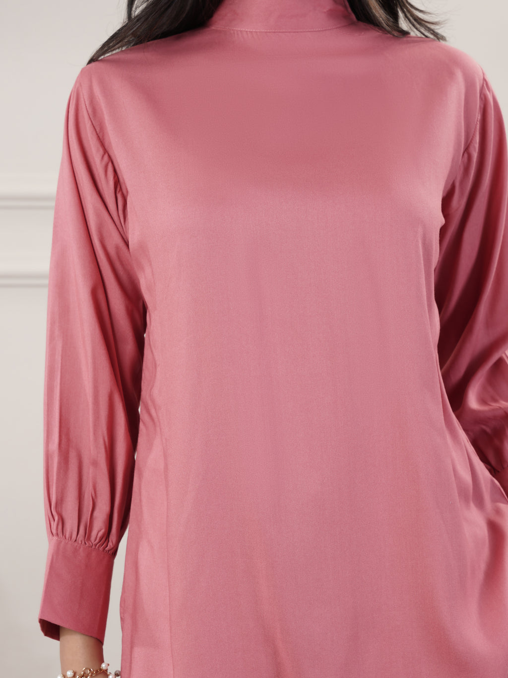 Rayon Peach Co-Ord Set