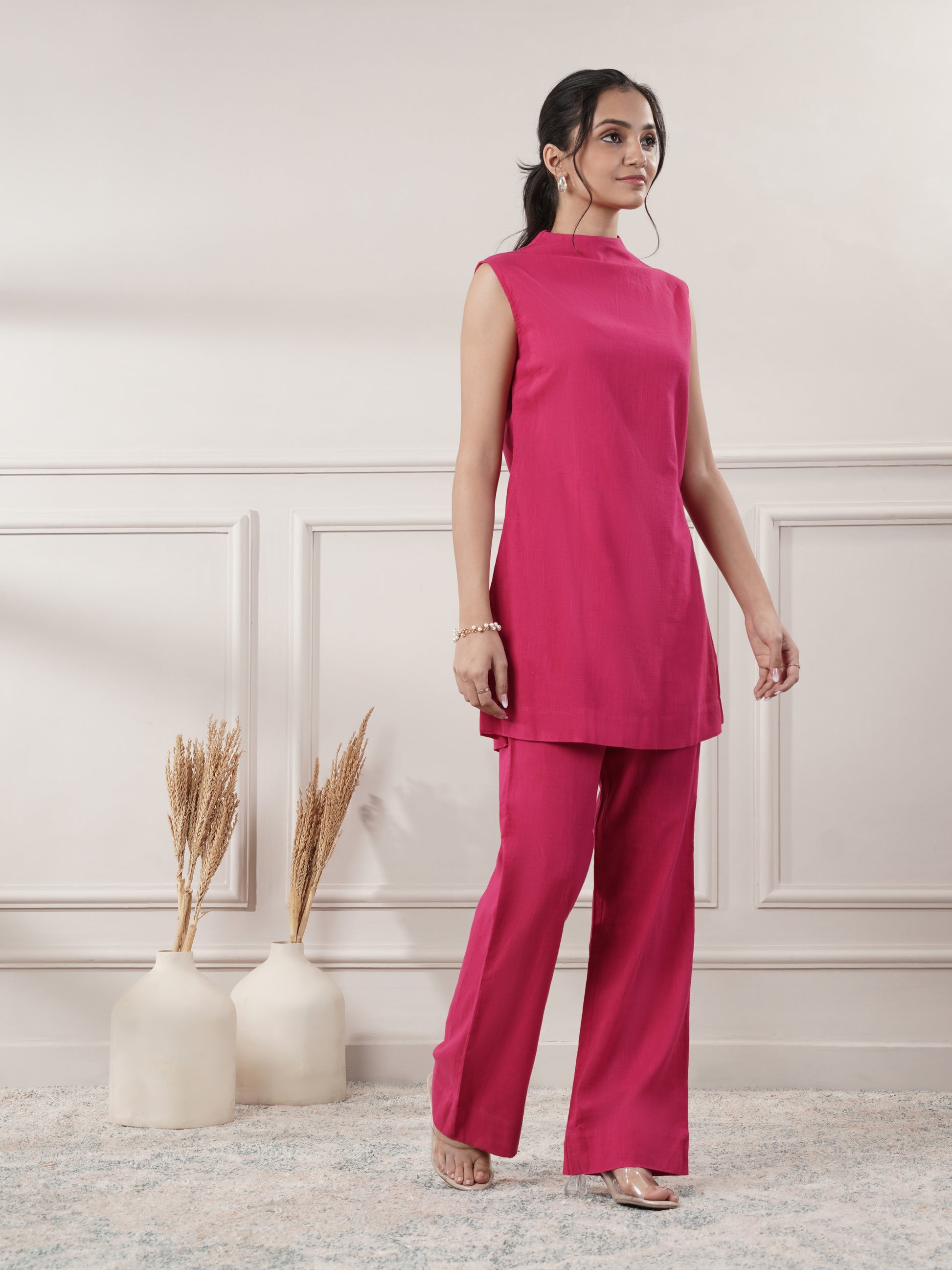 Pink Cotton Co-Ord Set