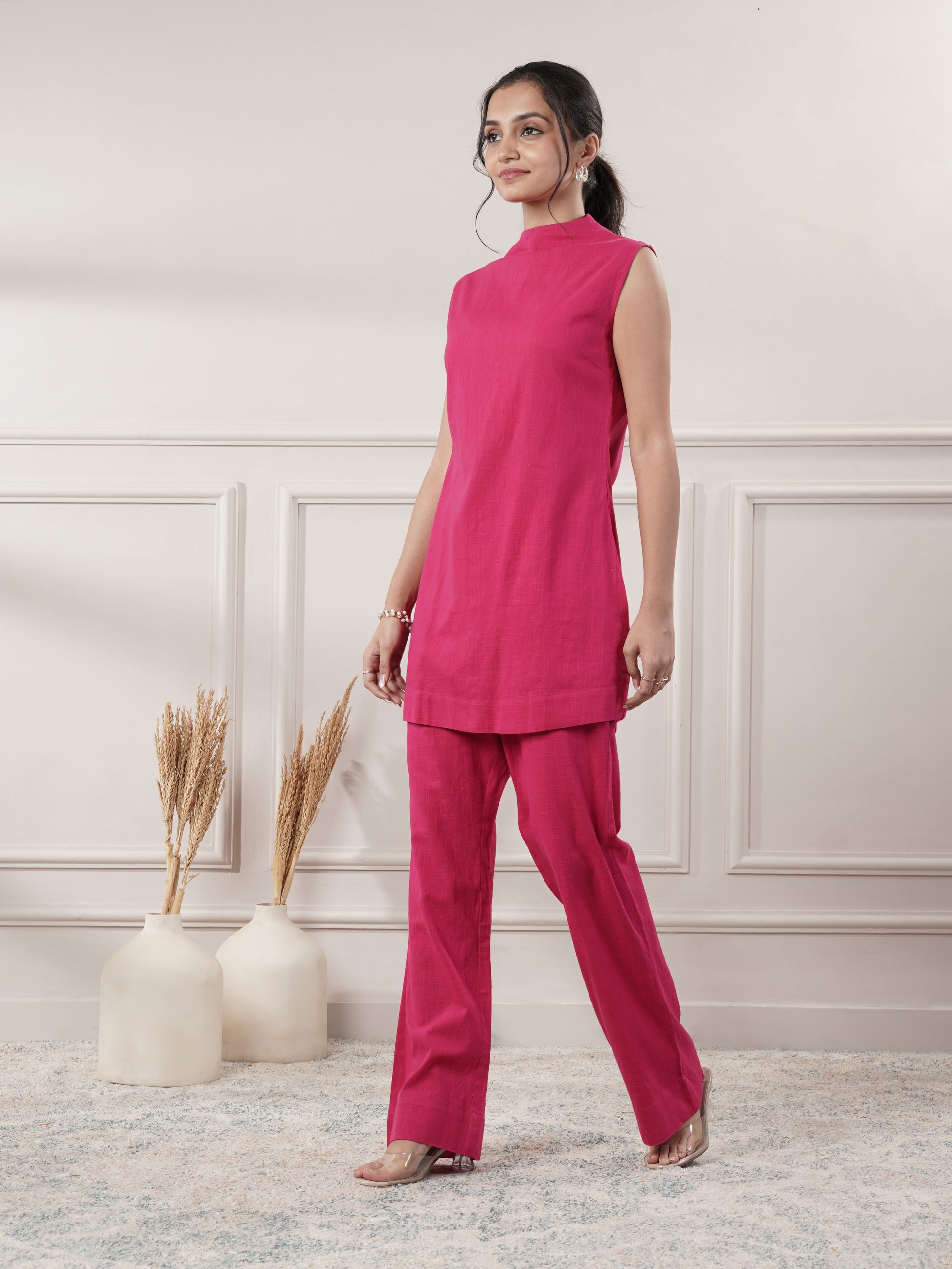 Pink Cotton Co-Ord Set