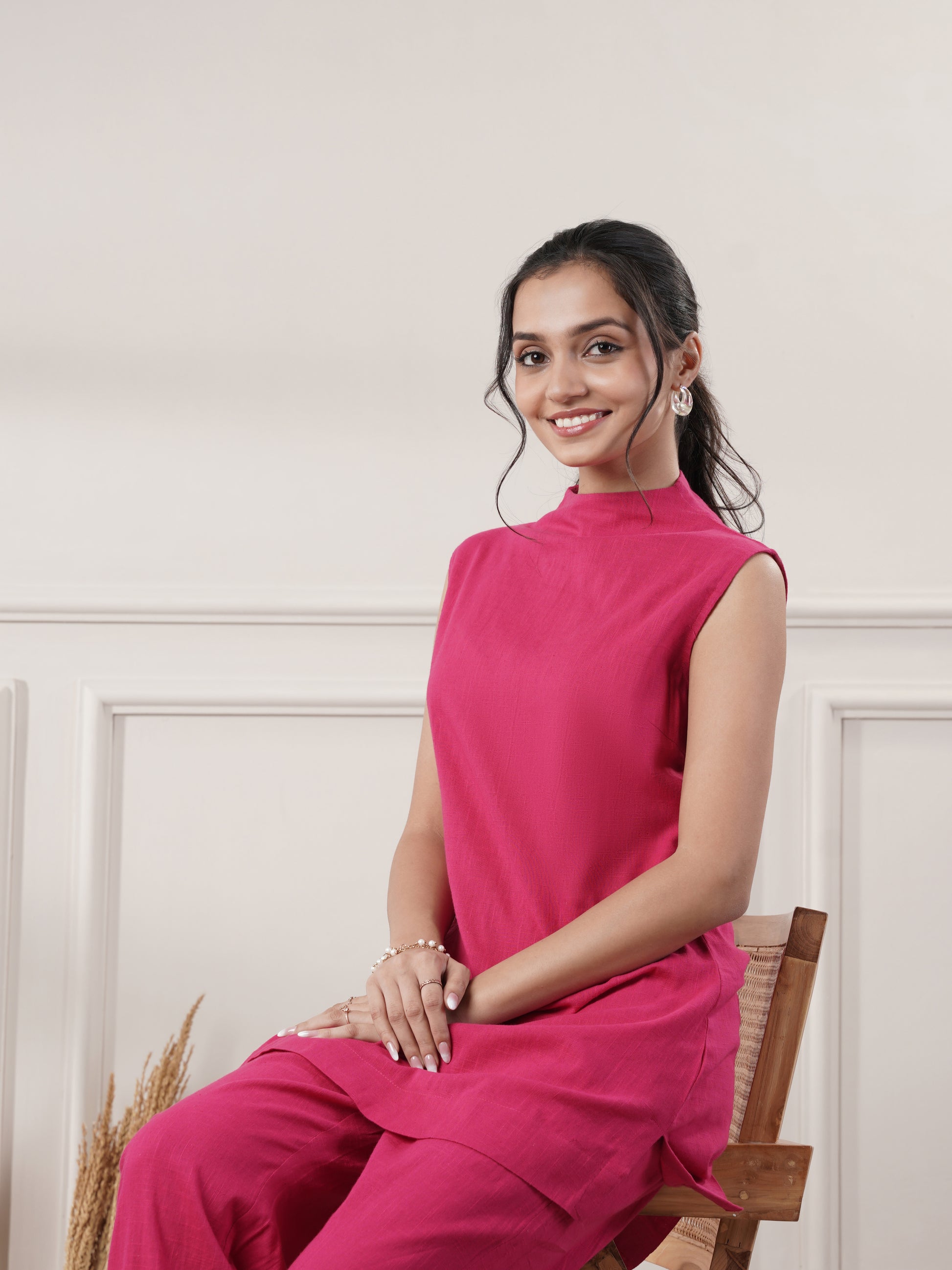 Pink Cotton Co-Ord Set