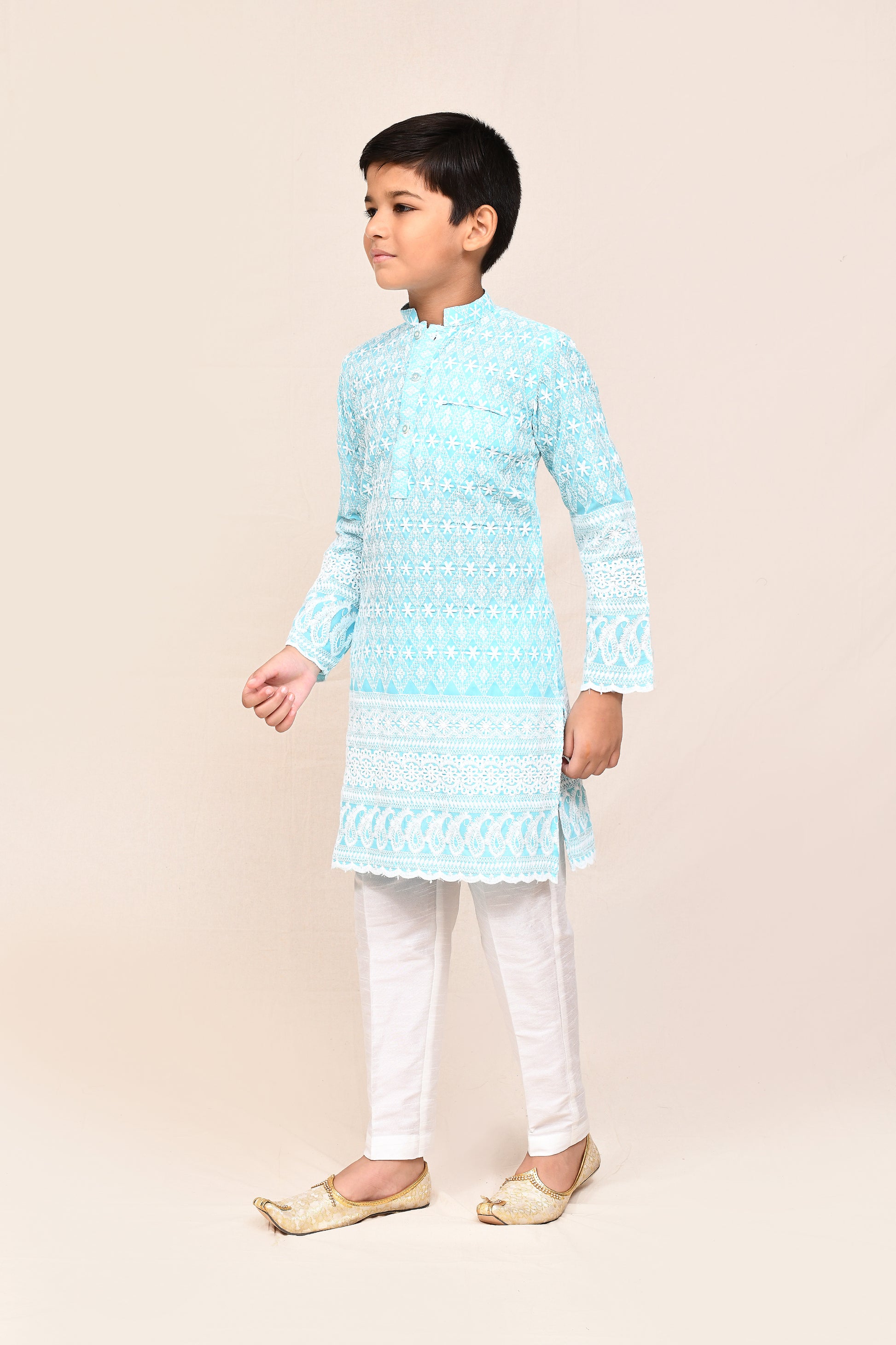 Kurta with straight fit pant