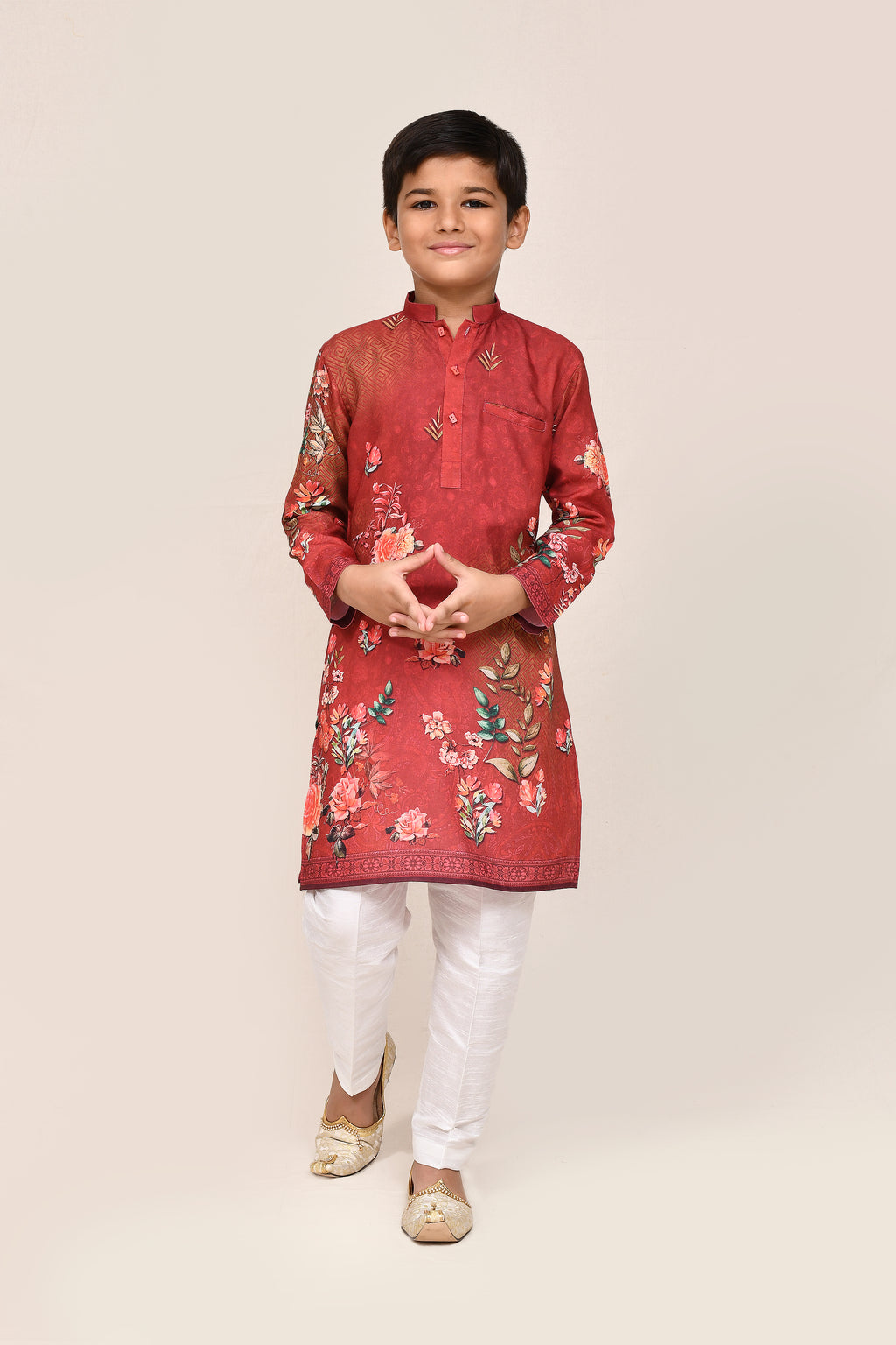 Kurta with straight fit pant