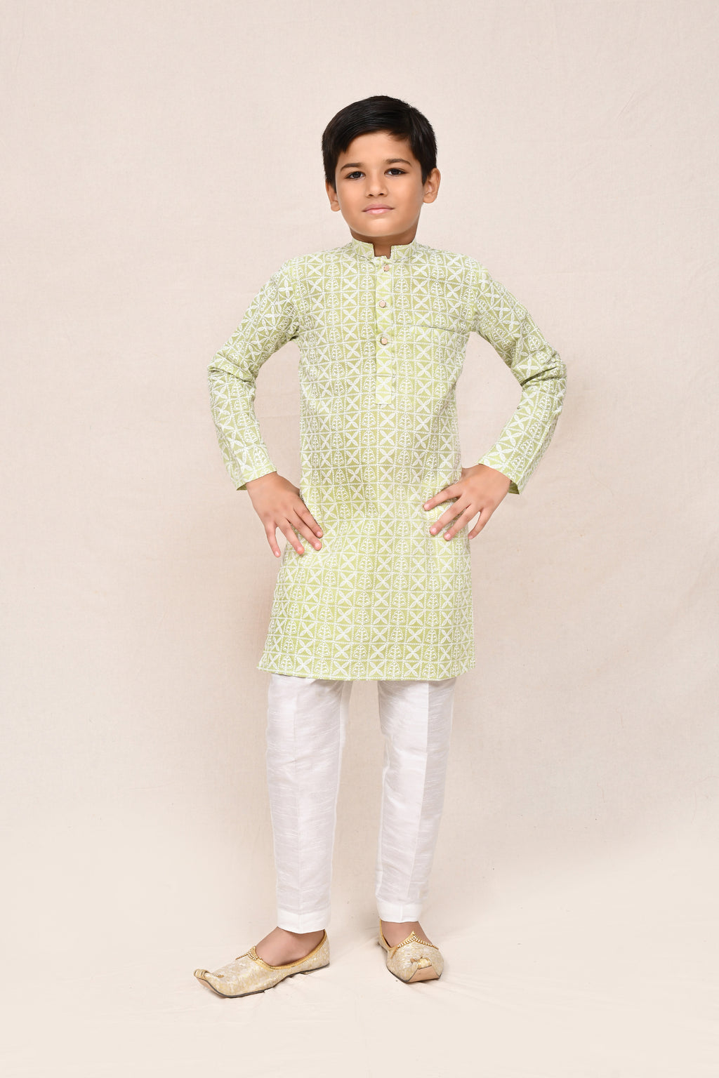 Kurta with straight fit pant