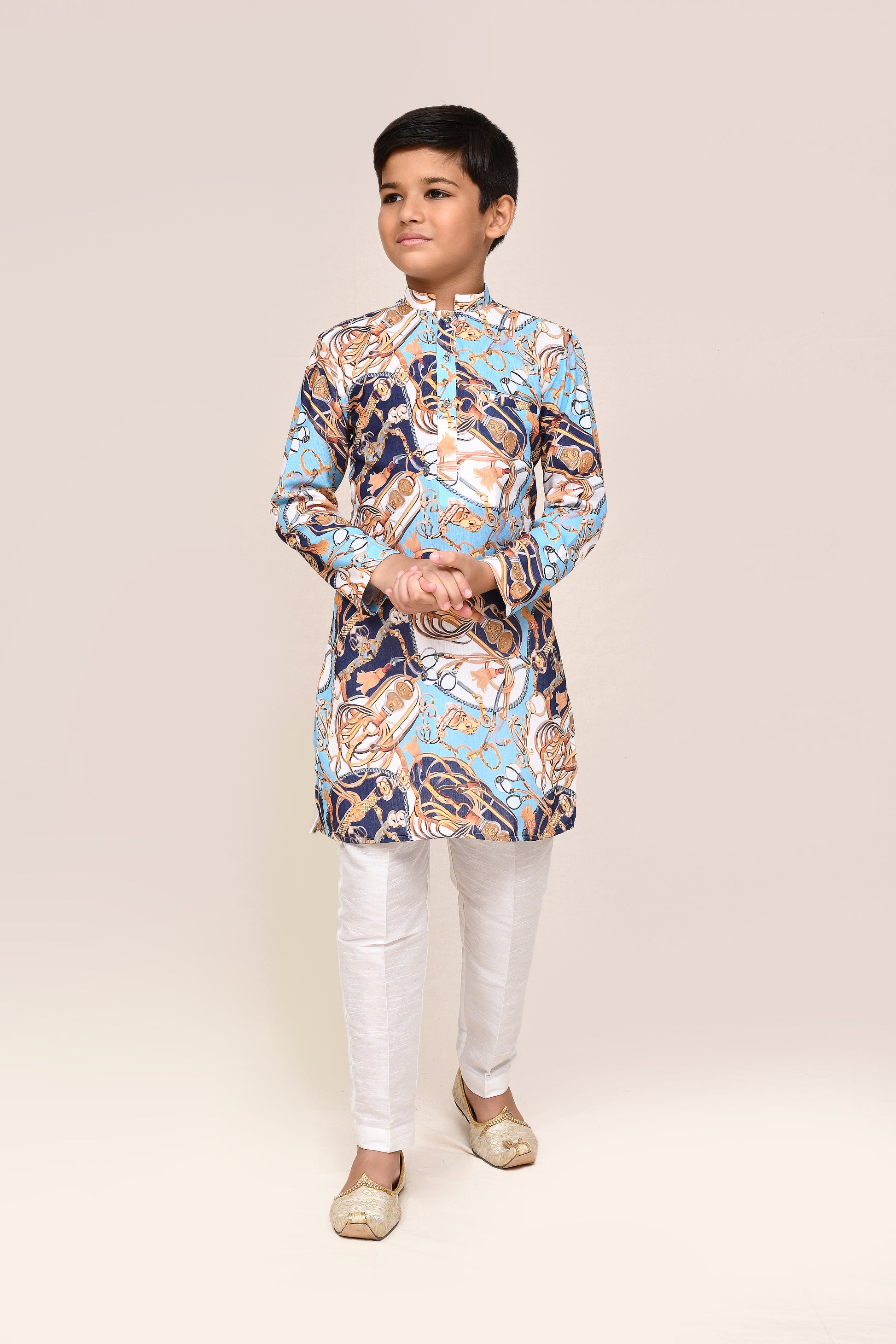 Kurta with straight fit pant