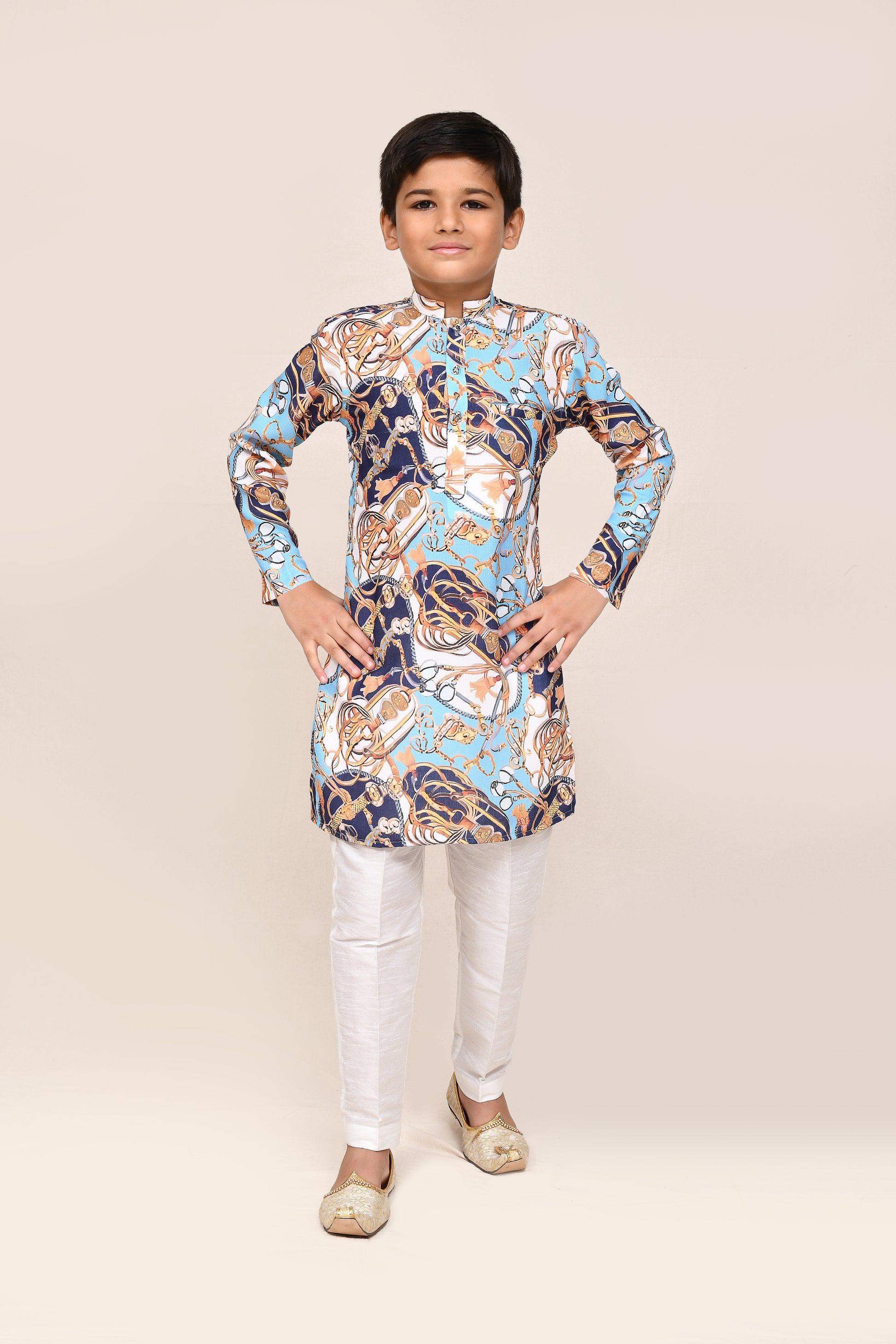 Kurta with straight fit pant