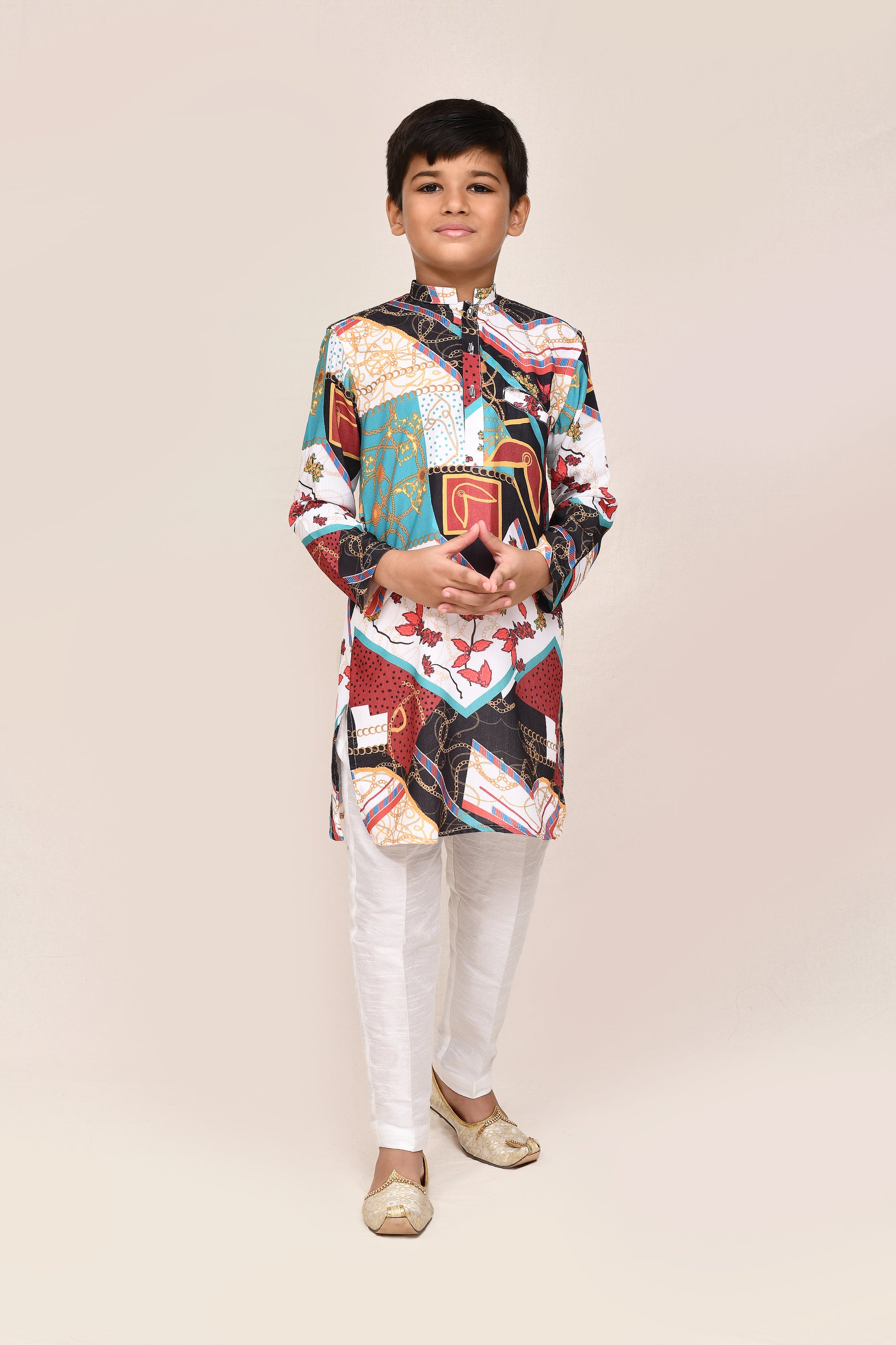 Kurta with straight fit pant