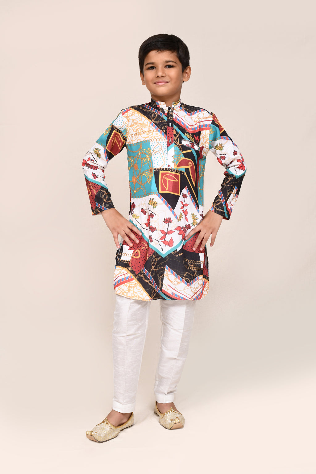 Kurta with straight fit pant