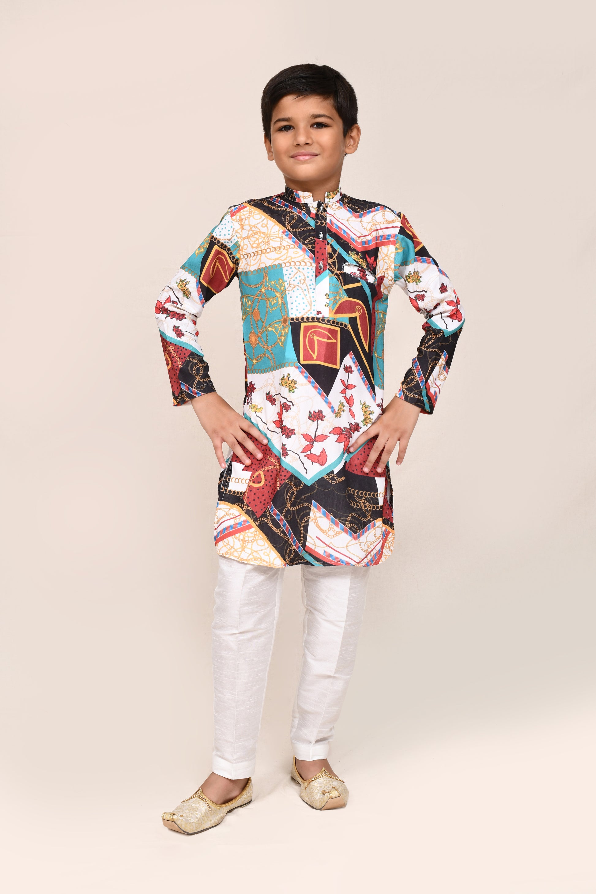 Kurta with straight fit pant
