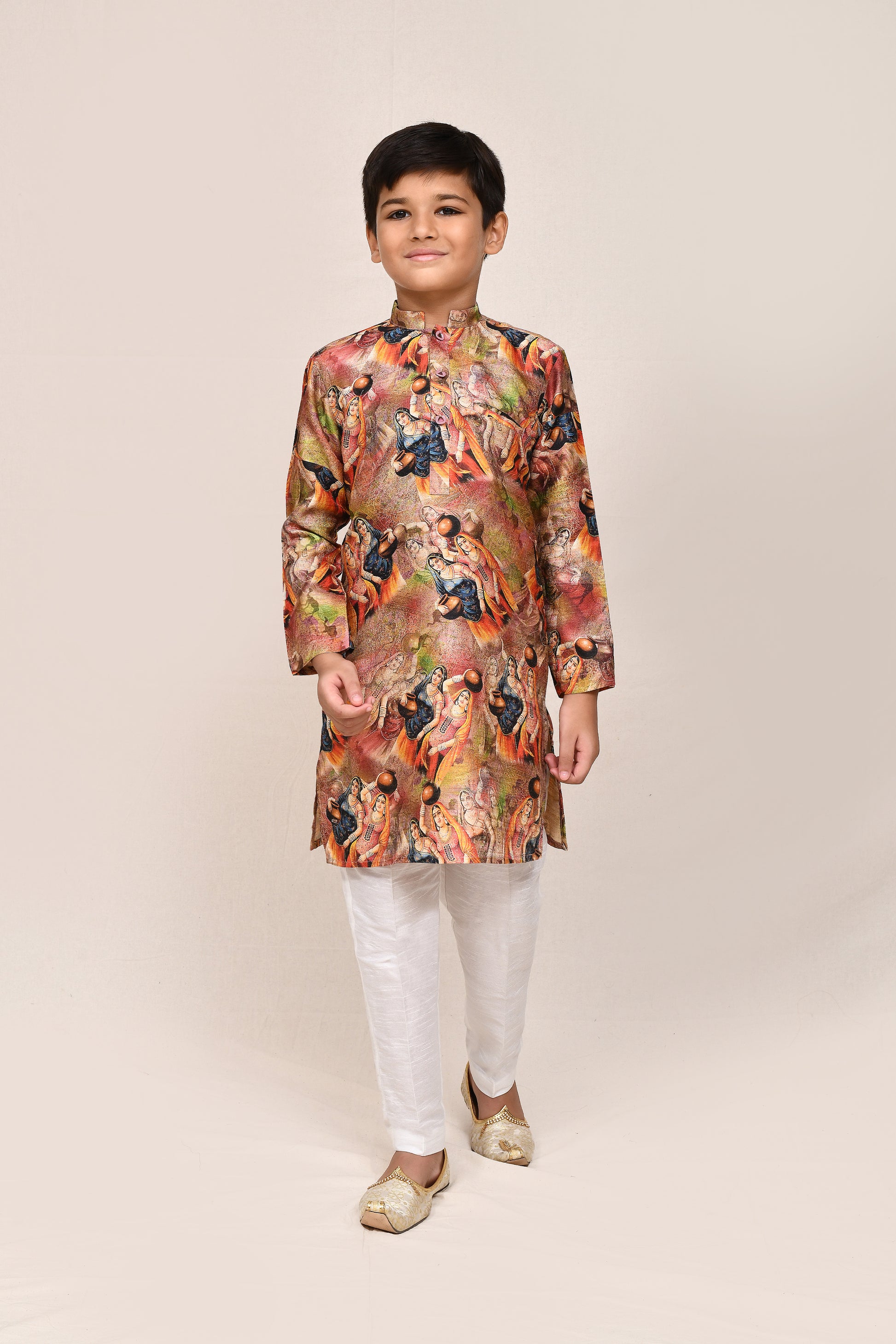 Kurta with straight fit pant