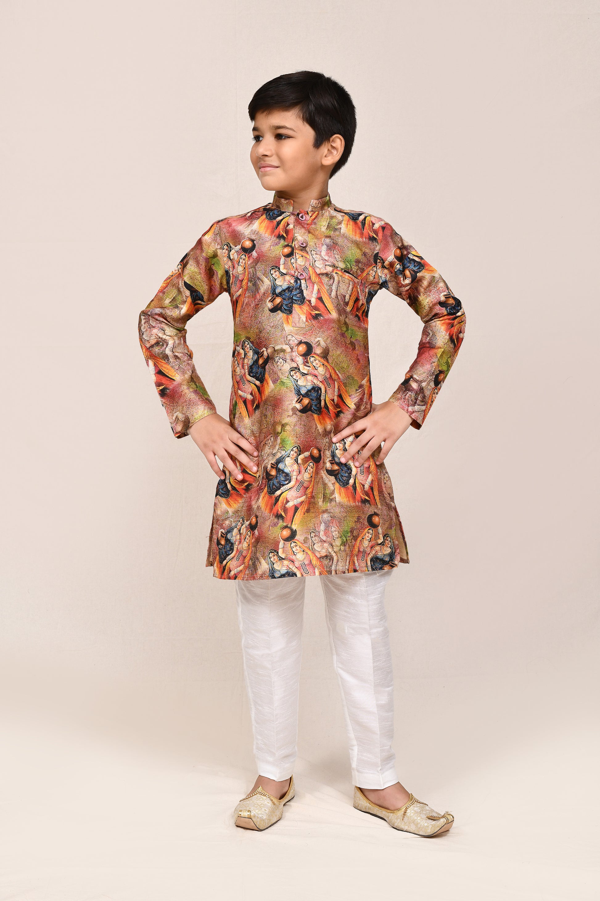 Kurta with straight fit pant