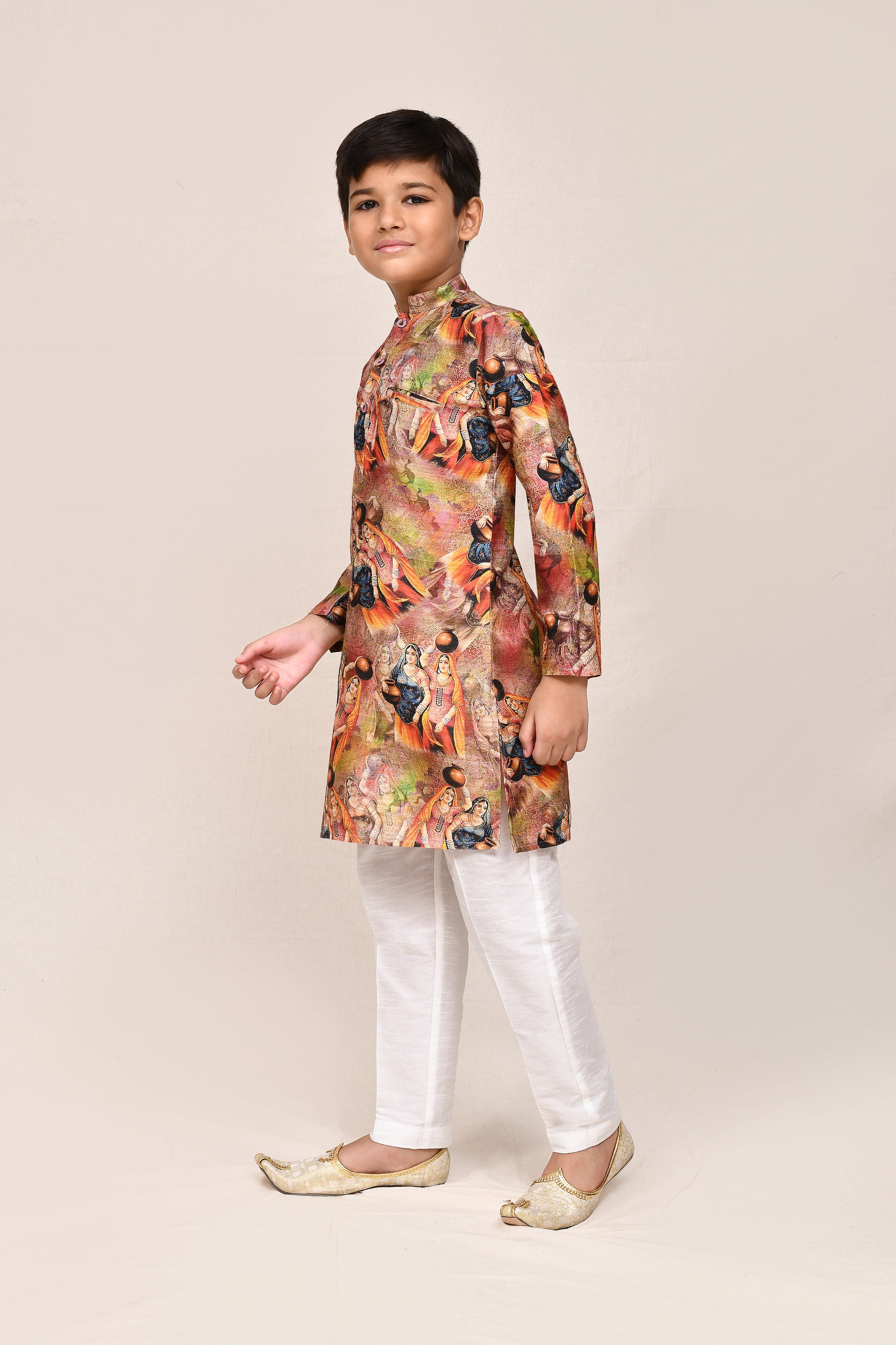 Kurta with straight fit pant