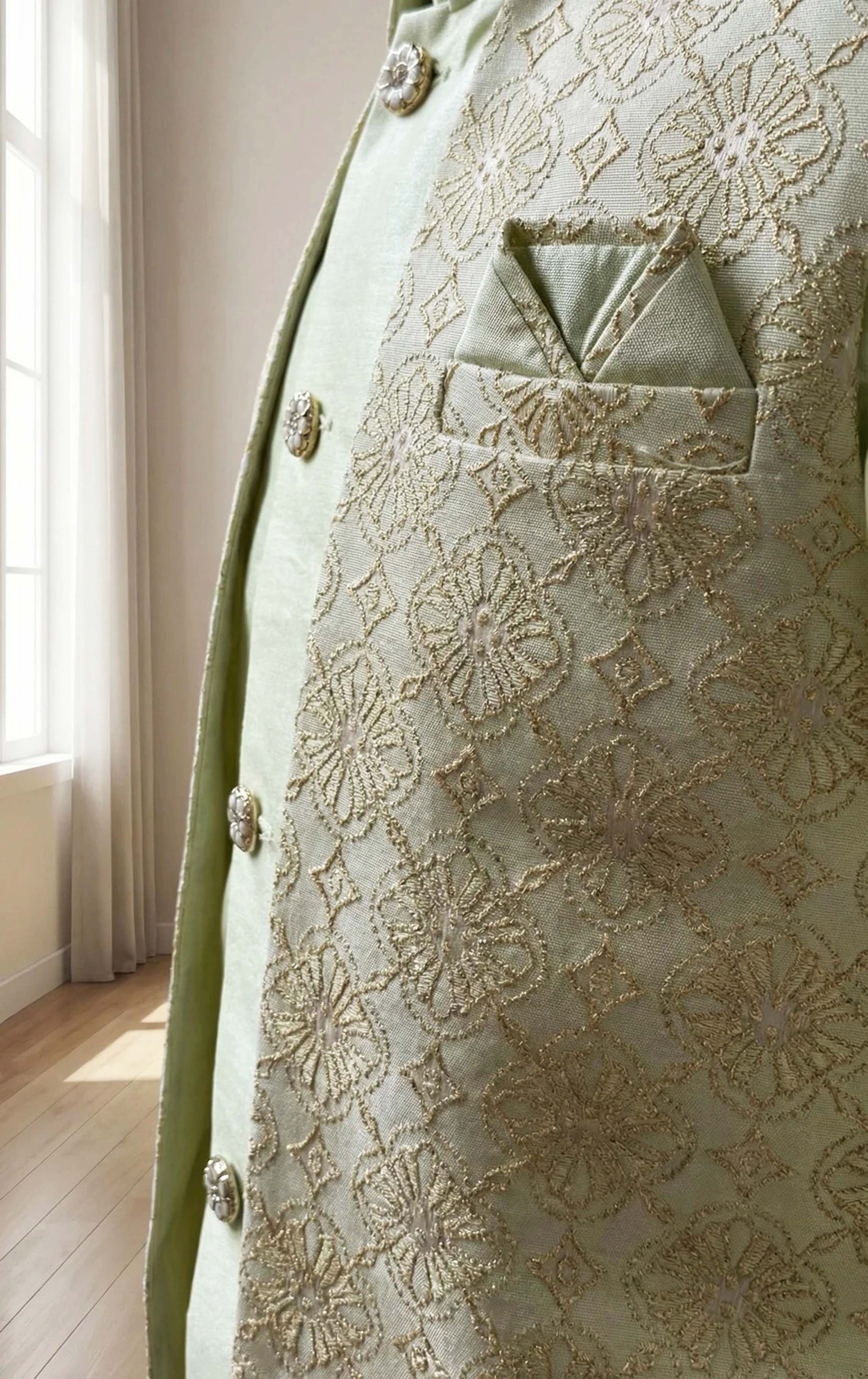 Kurta Pyjama with Nehru Jacket