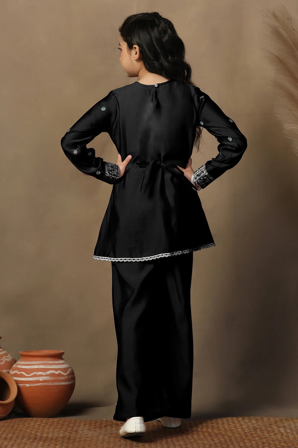 Peplum Style Kurta With Palazzo