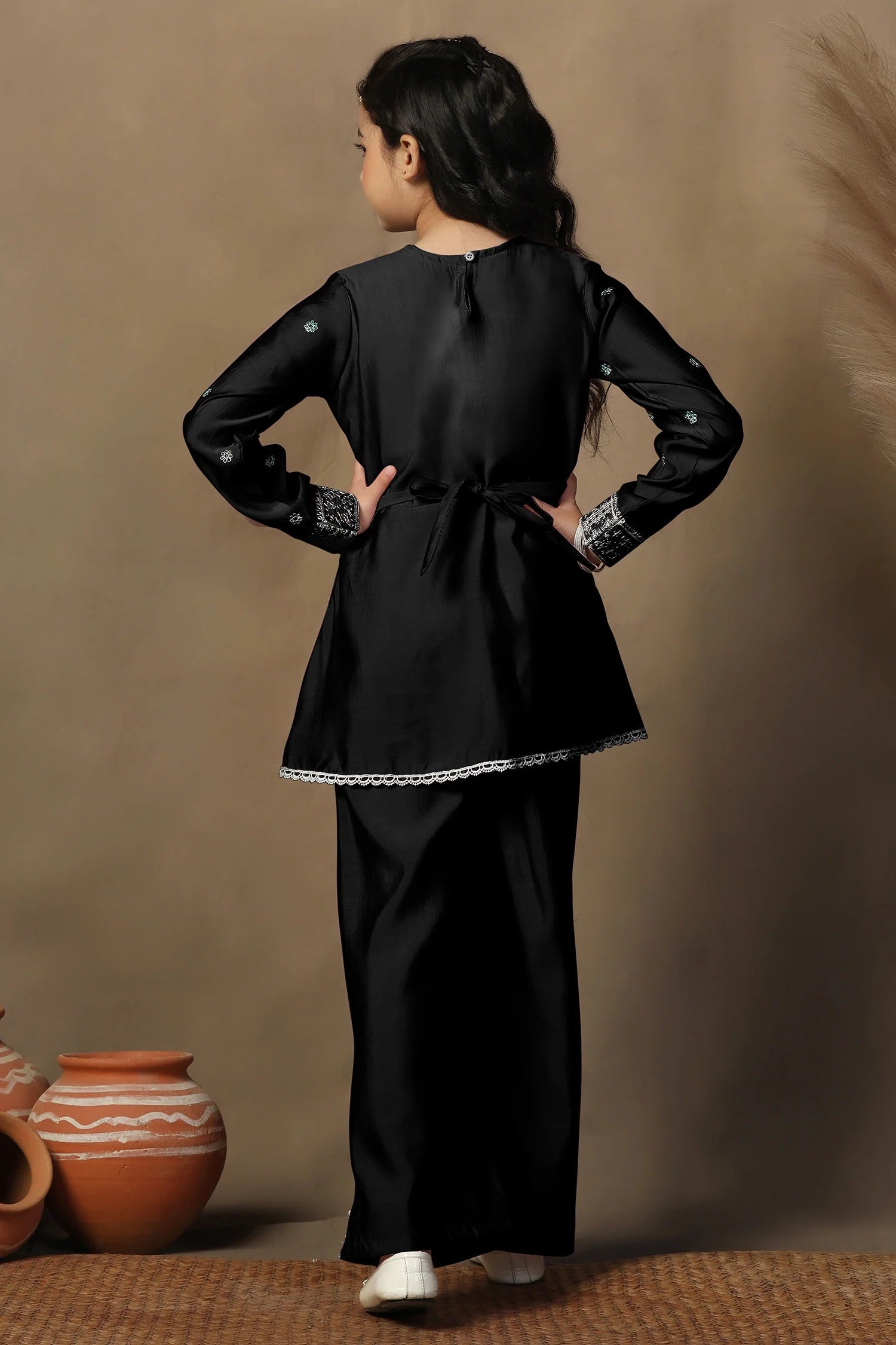 Peplum Style Kurta With Palazzo