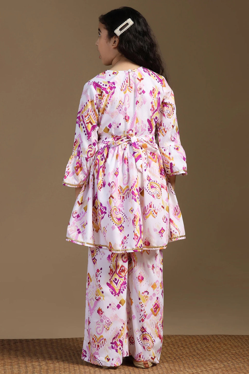 Peplum Style Kurta With Palazzo