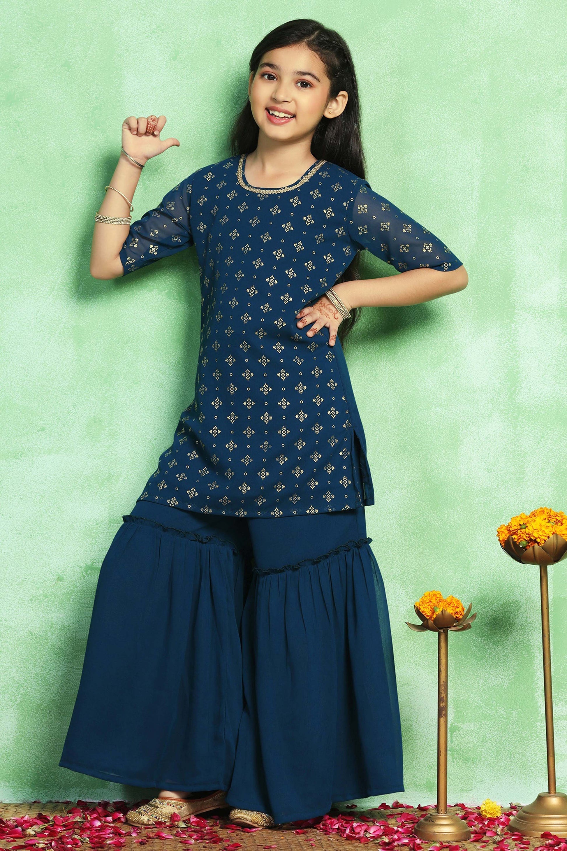 Kurta With Sharara