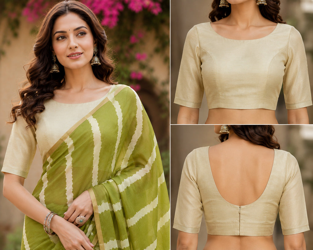 Women Chanderi Cotton Mehendi Green Woven  Saree