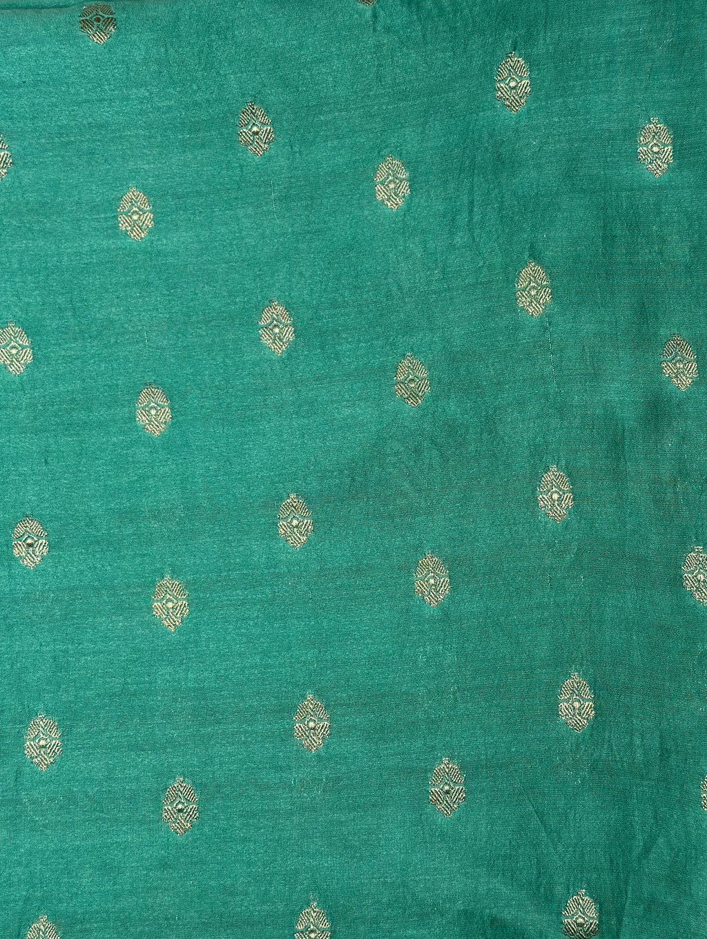 Jade Mint Pure Zari Stripes Saree