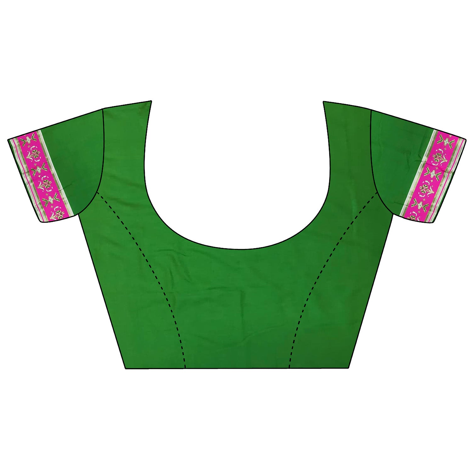 Women Banarasi Silk Parrot Green Motifs Inspired By Nature Saree with unstitched blouse