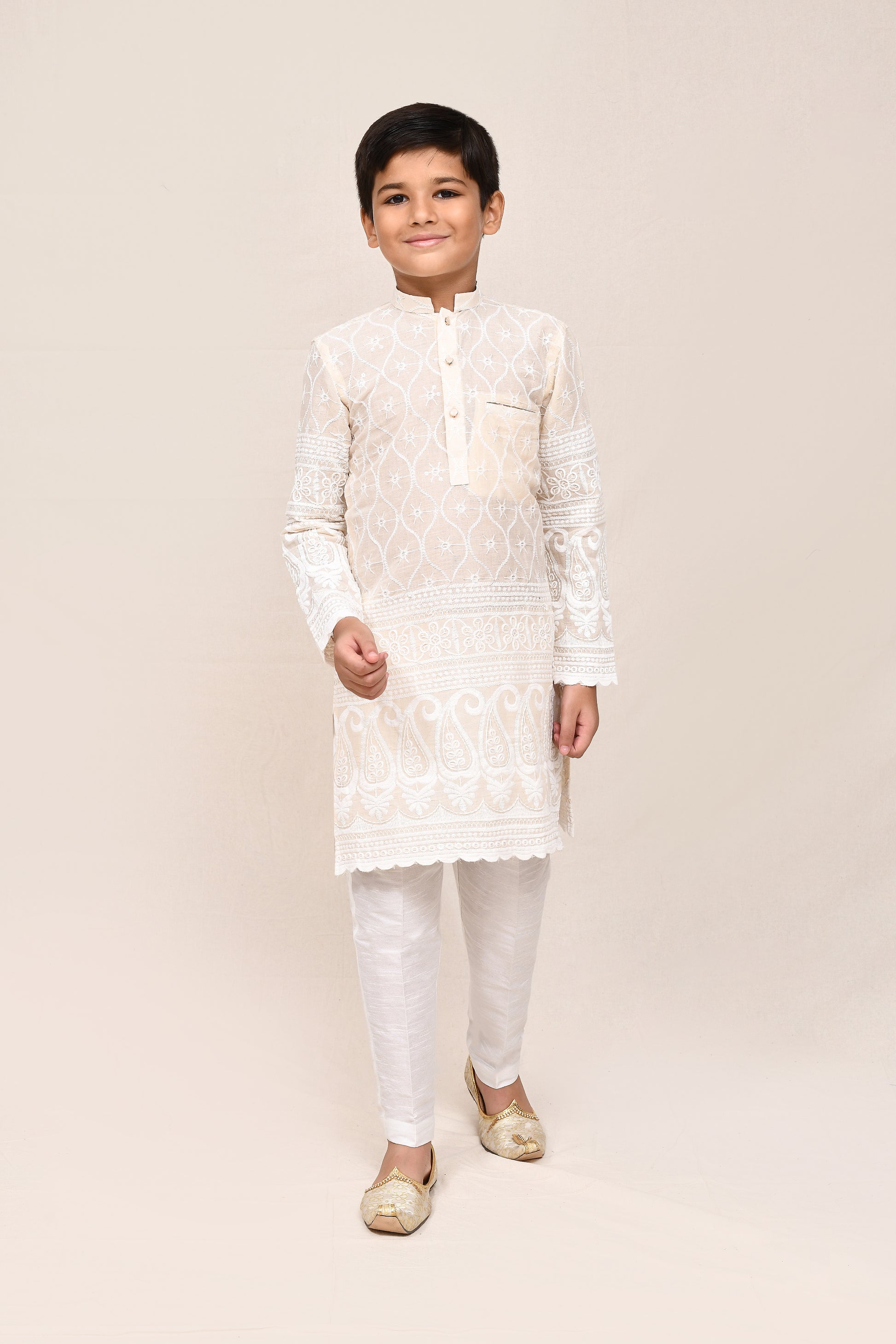 Kurta with straight fit pant